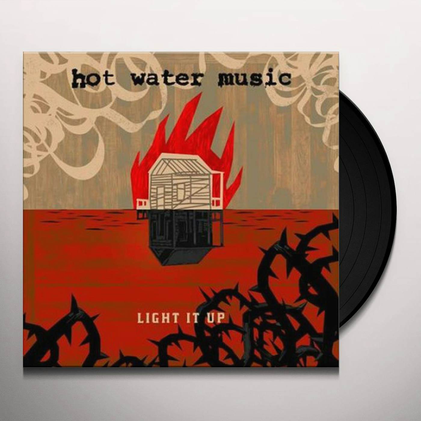 Hot Water Music Light It Up (Bone) Vinyl Record