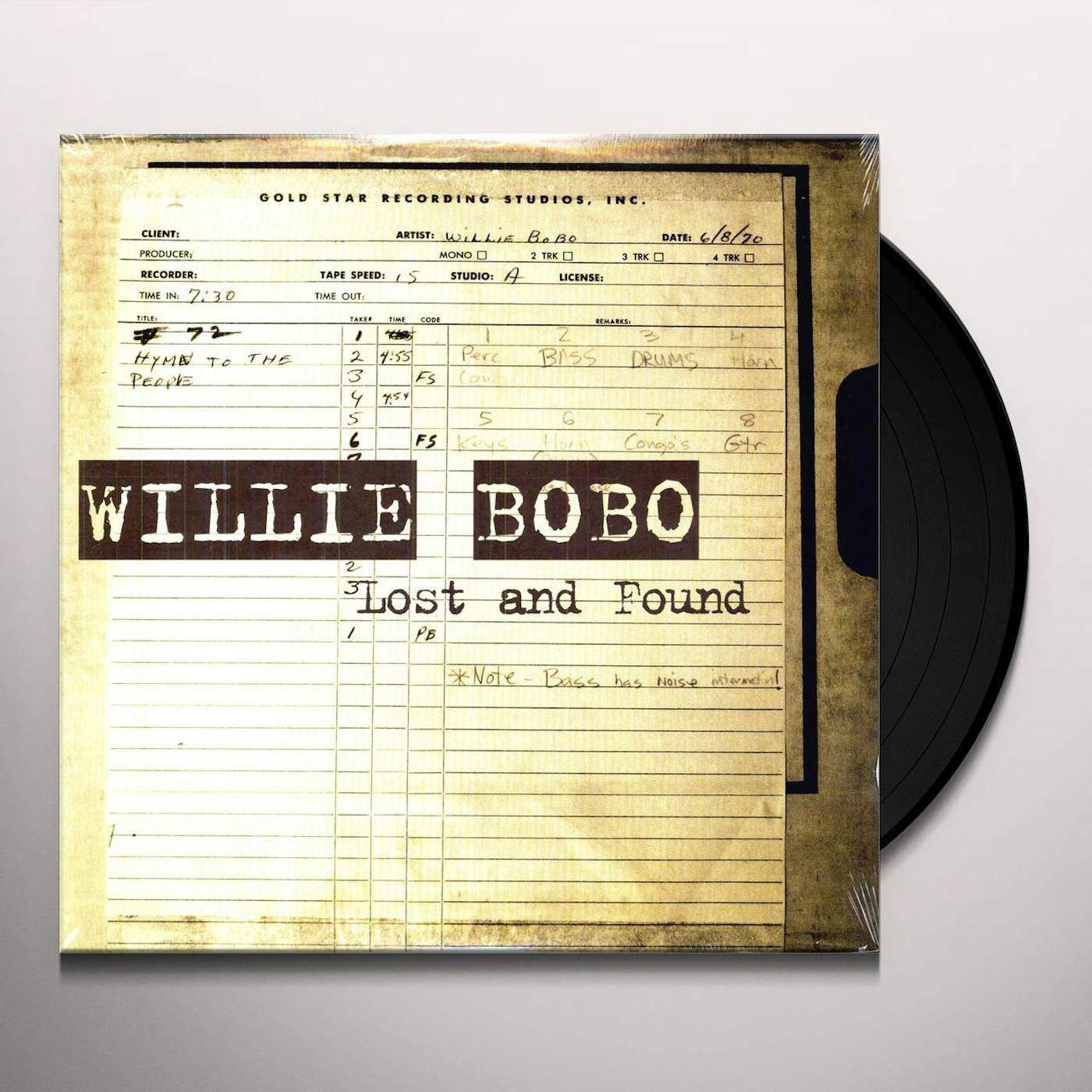 Willie Bobo LOST & FOUND Vinyl Record