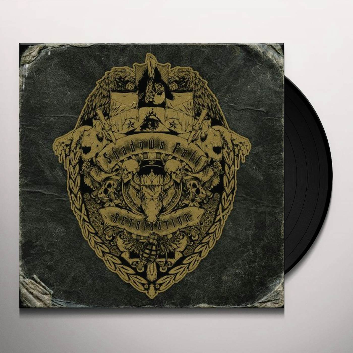 Shadows Fall RETRIBUTION (SILVER FOIL COVER) Vinyl Record