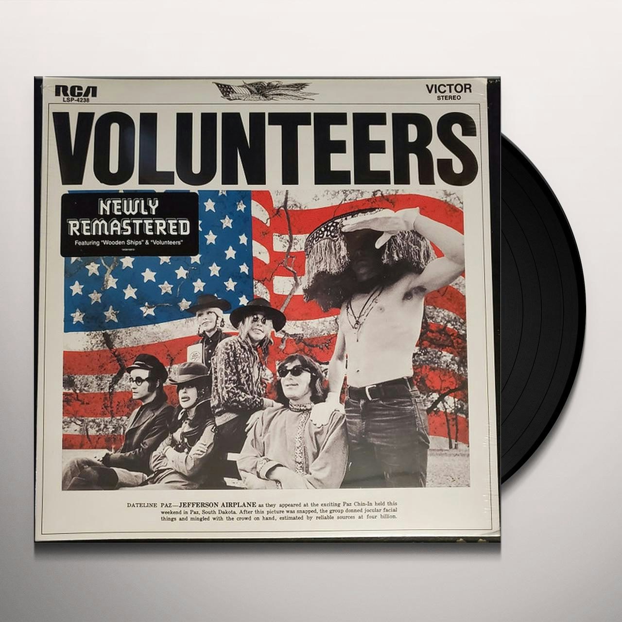 Jefferson Airplane Volunteers Vinyl Record