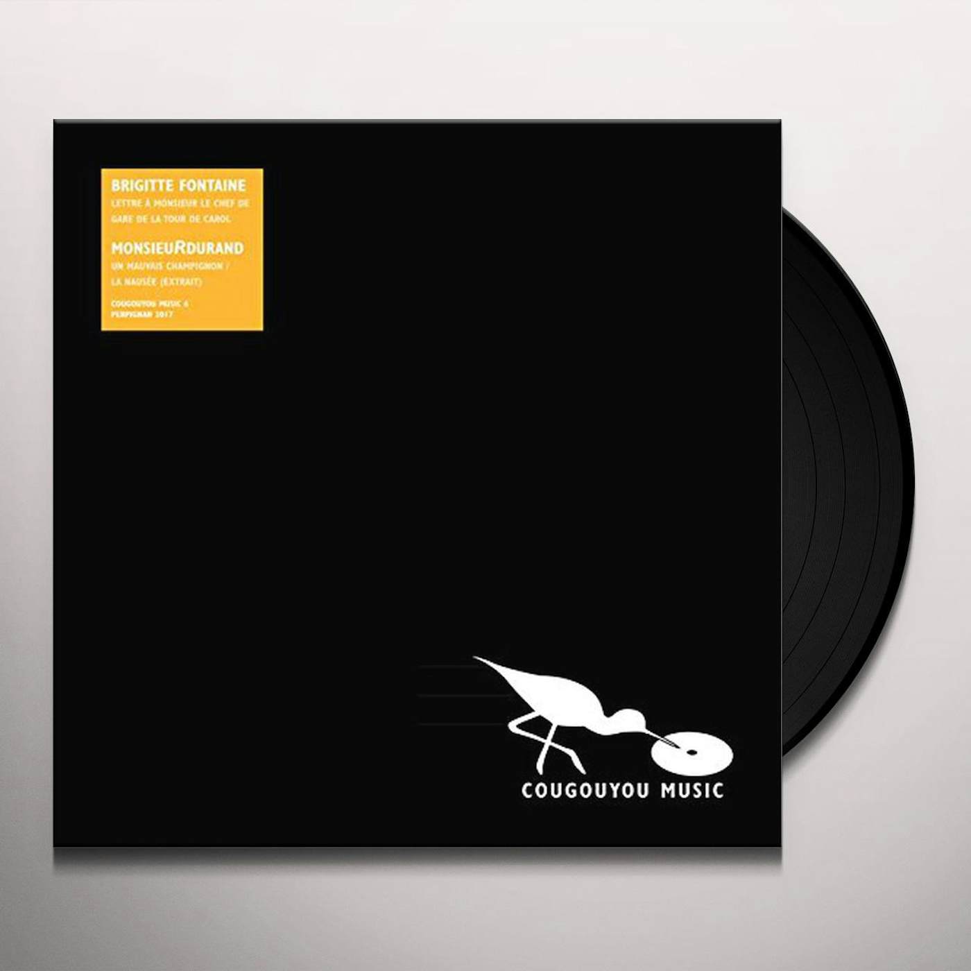 Brigitte Fontaine / Monsieurdurand LETTRE A MONSIEUR LE CHEF DE GARE DE LA TOUR DE Vinyl Record