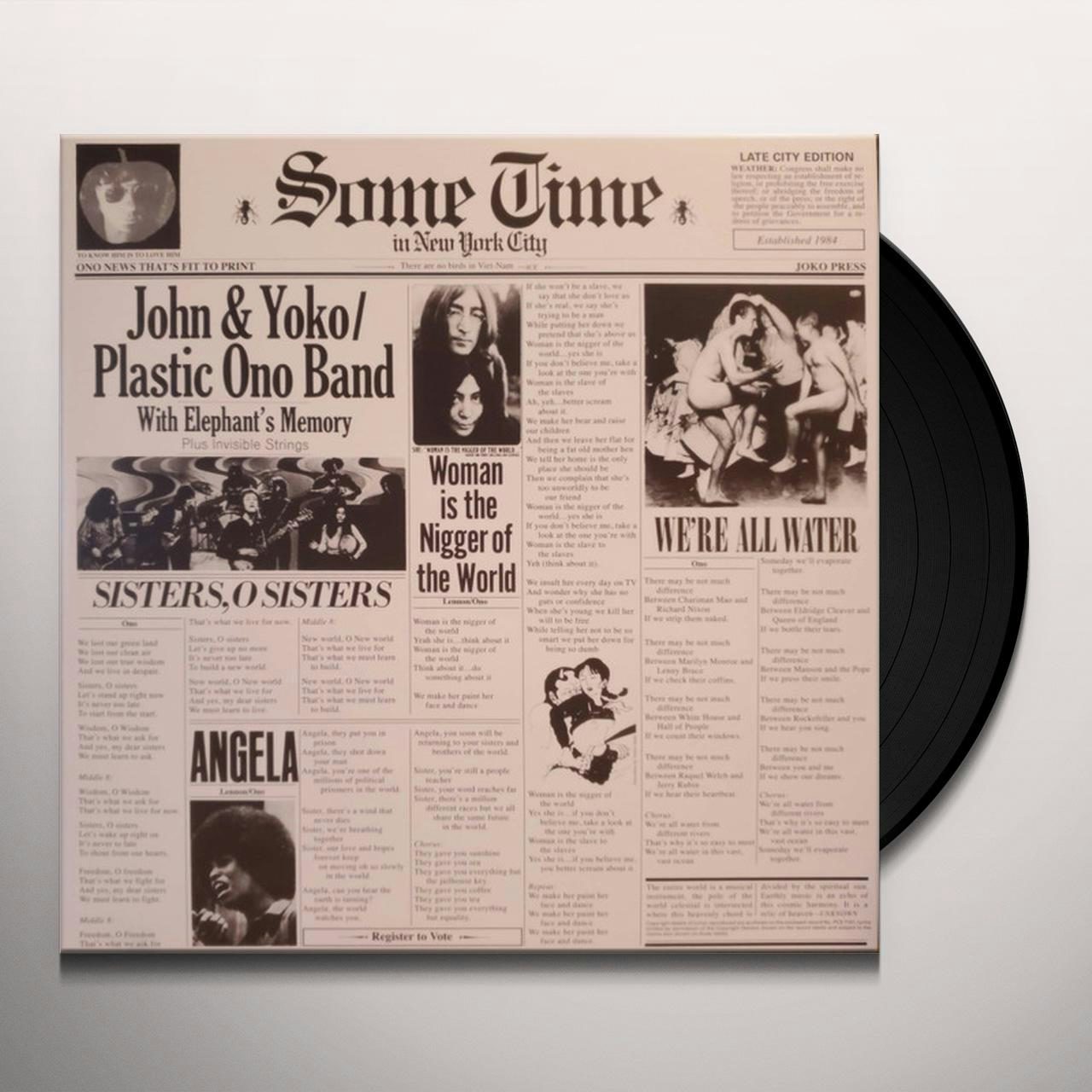 John Lennon Some Time In New York City Vinyl Record john lennon some time in new york city vinyl record