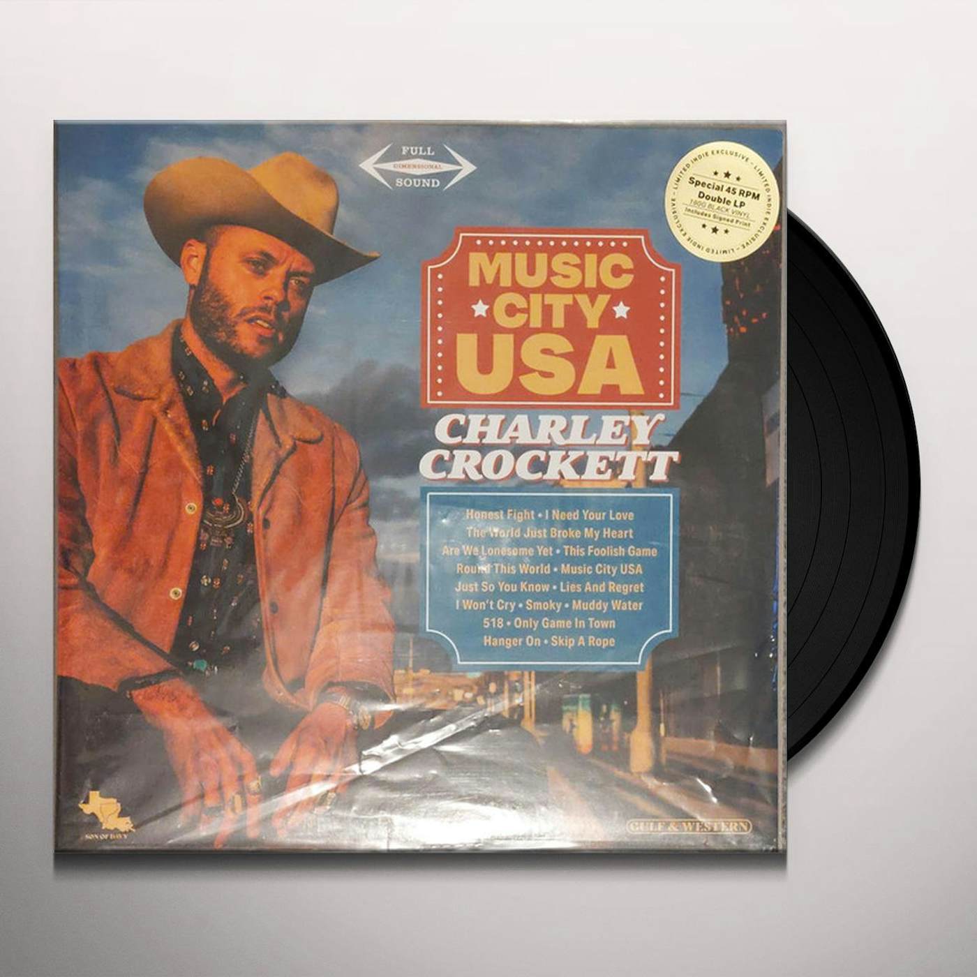 Charley Crockett Music City USA Vinyl Record