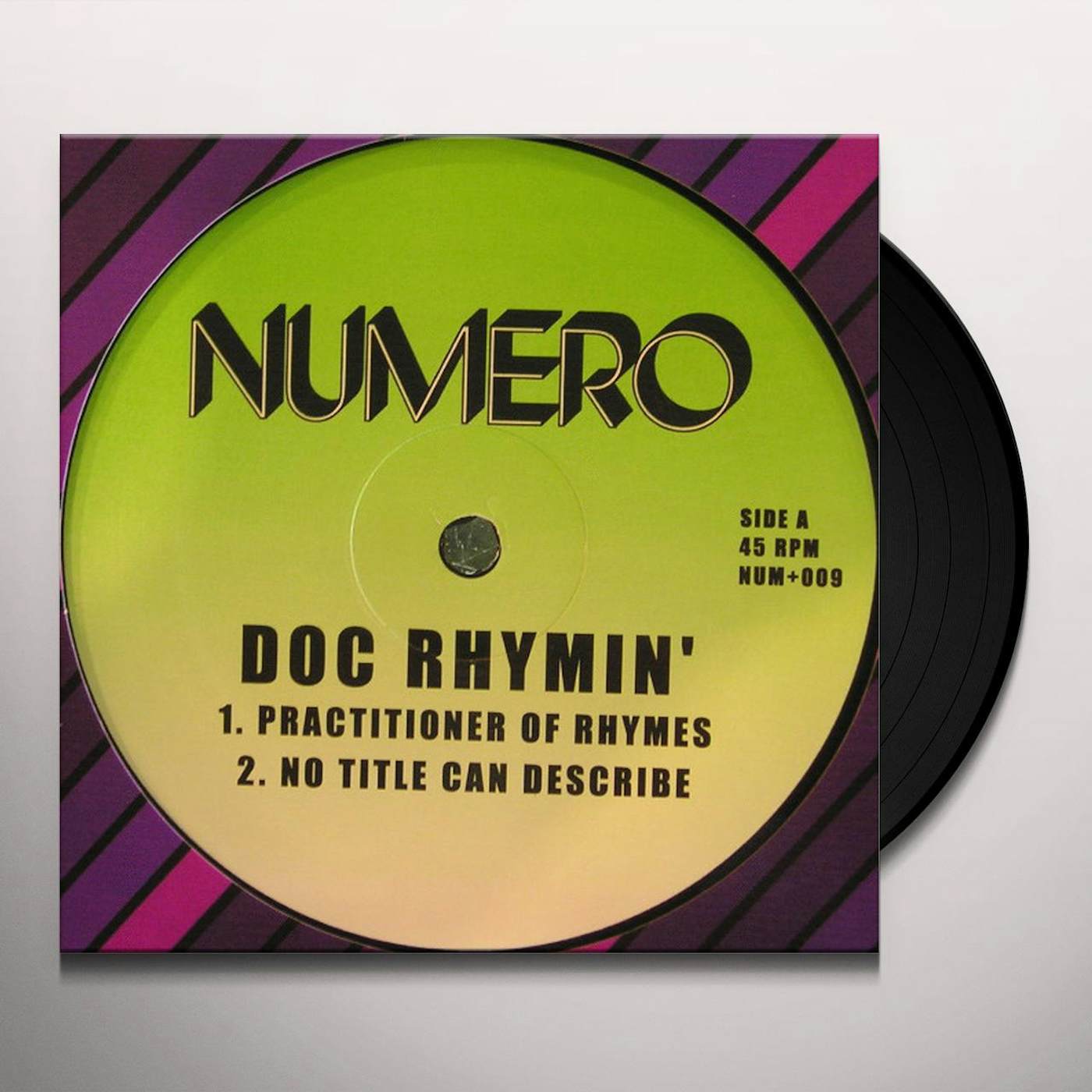 Doc Rhymin PRACTITIONER OF RHYMES / NO TITLE CAN DESCRIBE Vinyl Record
