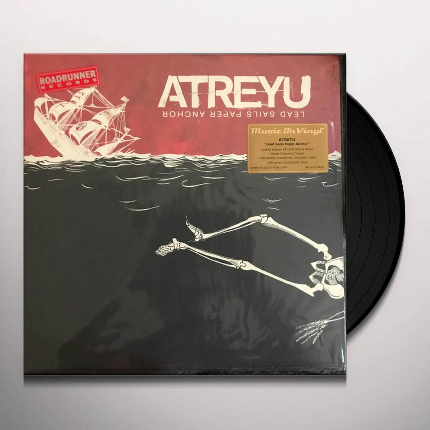 Atreyu LEAD SAILS PAPER ANCHOR (180G/RED & BLACK MIXED VINYL) Vinyl Record