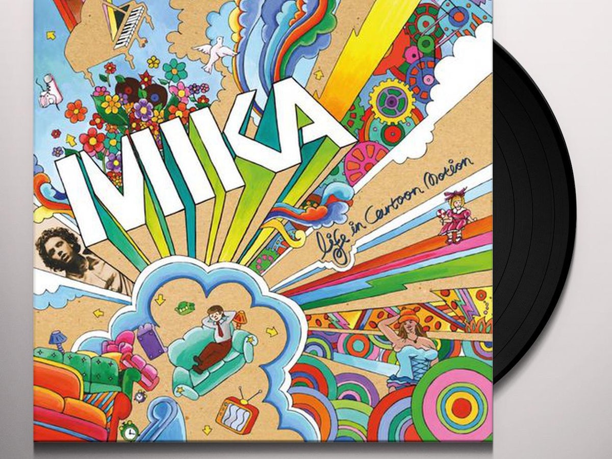 MIKA LIFE IN CARTOON MOTION Vinyl Record