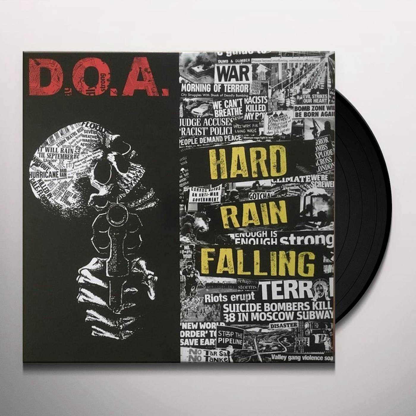 D.O.A. Hard Rain Falling Vinyl Record