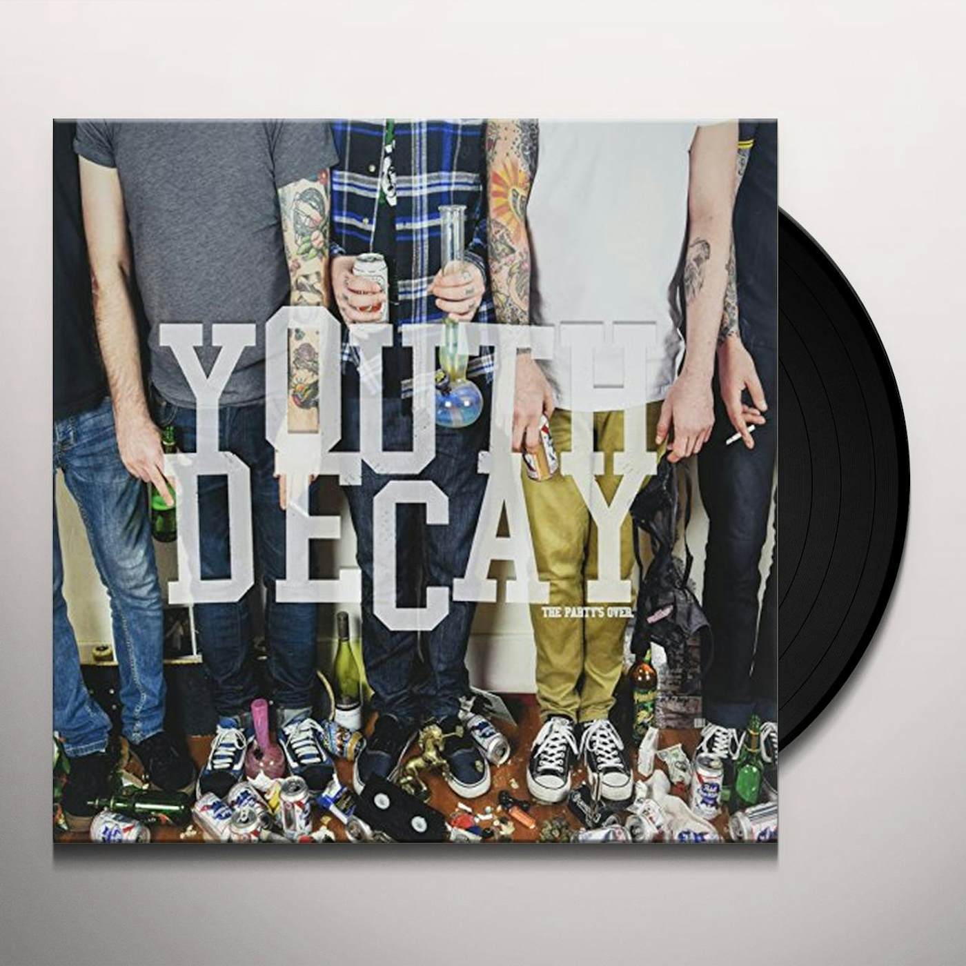 Youth Decay PARTY'S OVER Vinyl Record