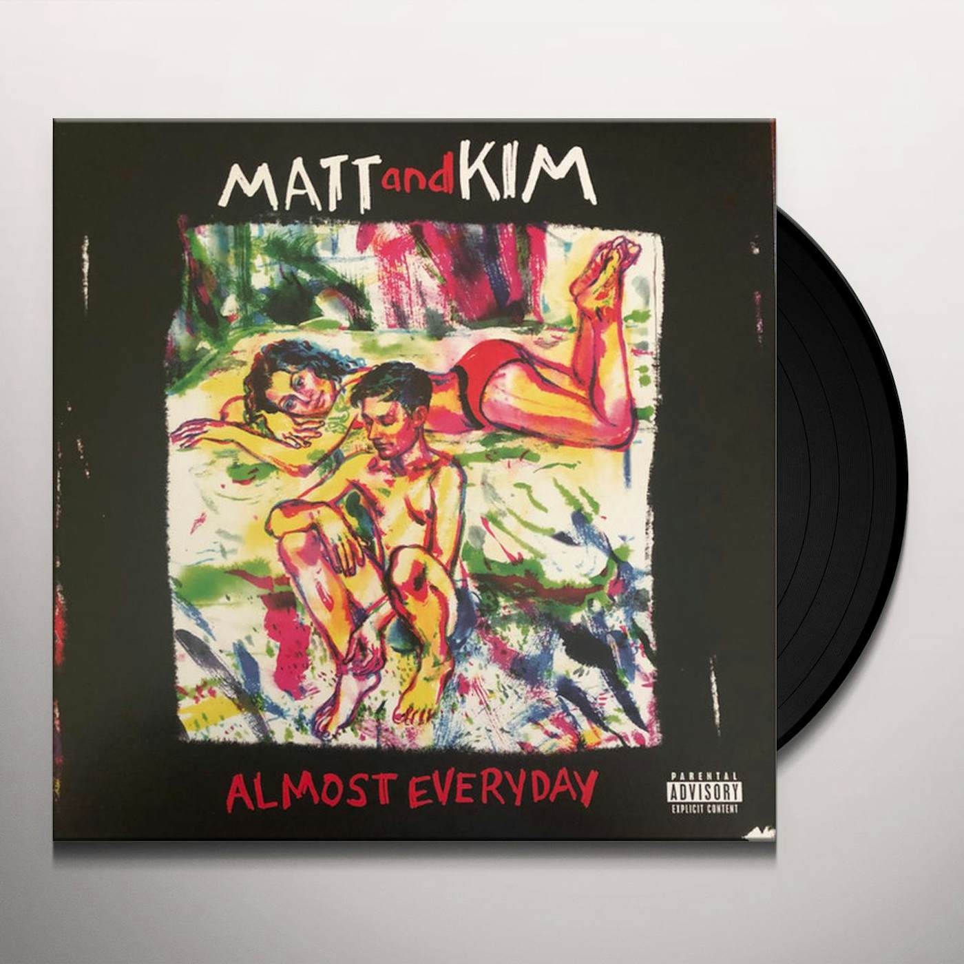Matt and Kim ALMOST EVERYDAY - Limited Edition Red Colored Vinyl Record