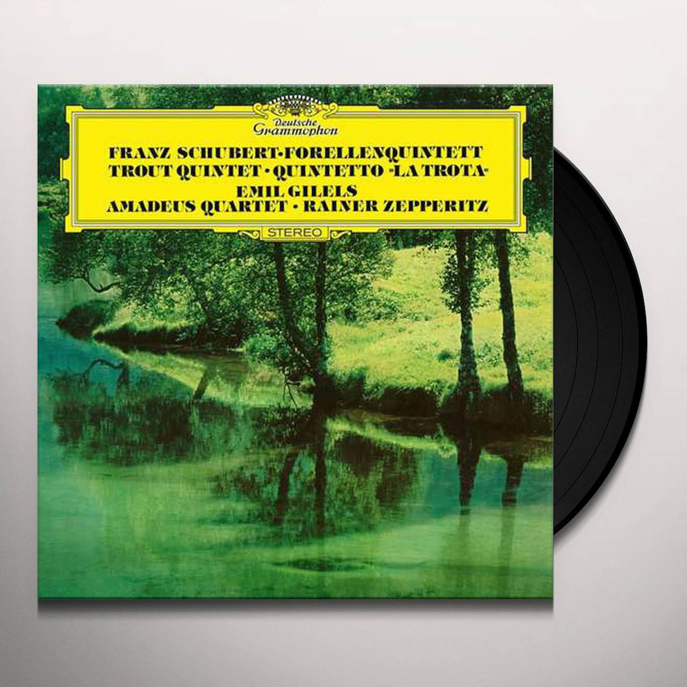 Emil Gilels Piano Quintet In A, D.667 - 'The Trout'; String Quartet No.12 In C Min (LP) Vinyl Record