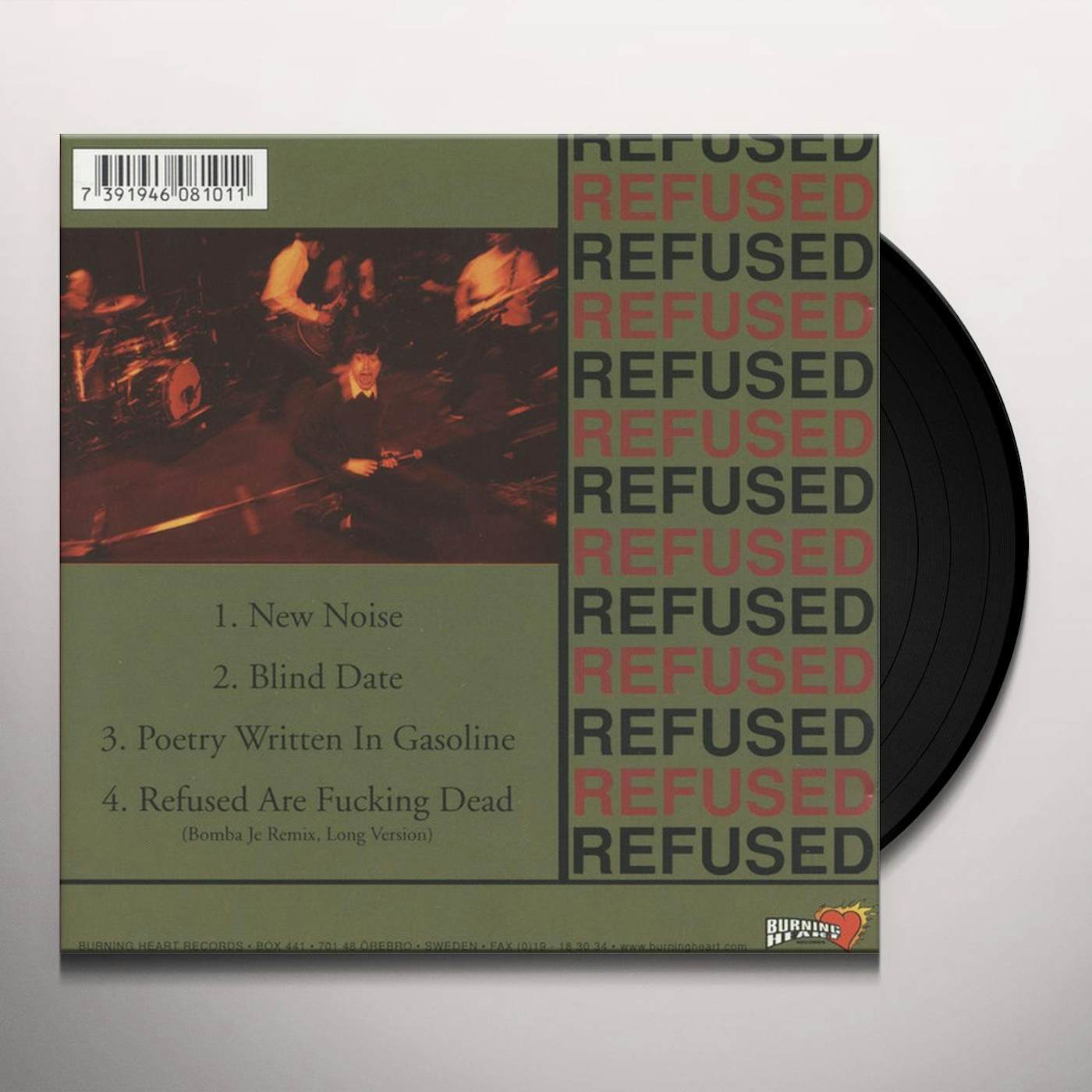 Refused NEW NOISE THEOLOGY Vinyl Record