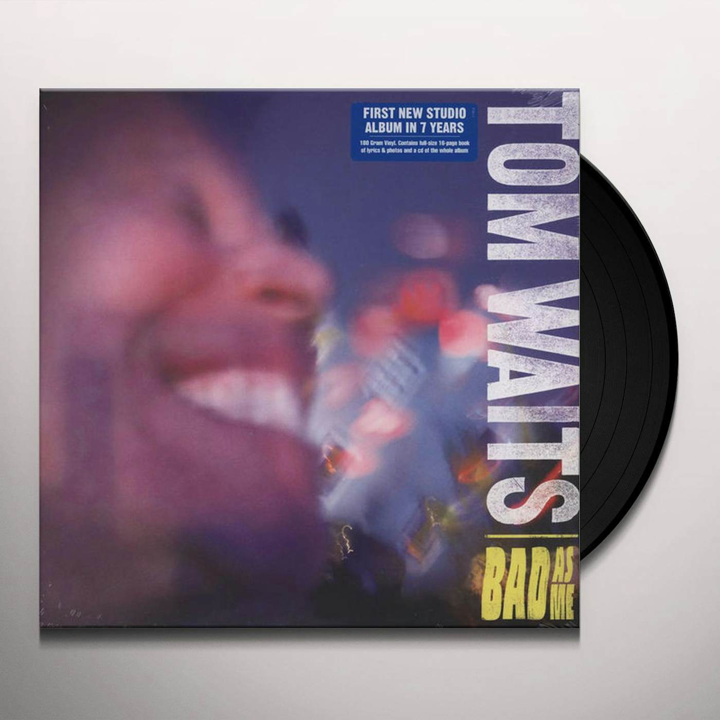 Tom Waits BAD AS ME Vinyl Record