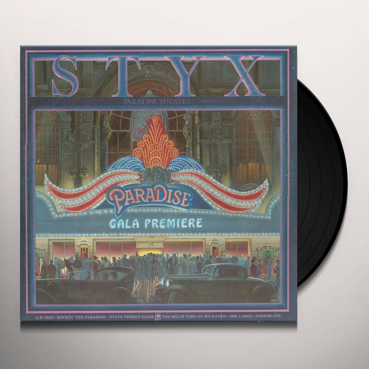 Styx PARADISE THEATRE Vinyl Record.