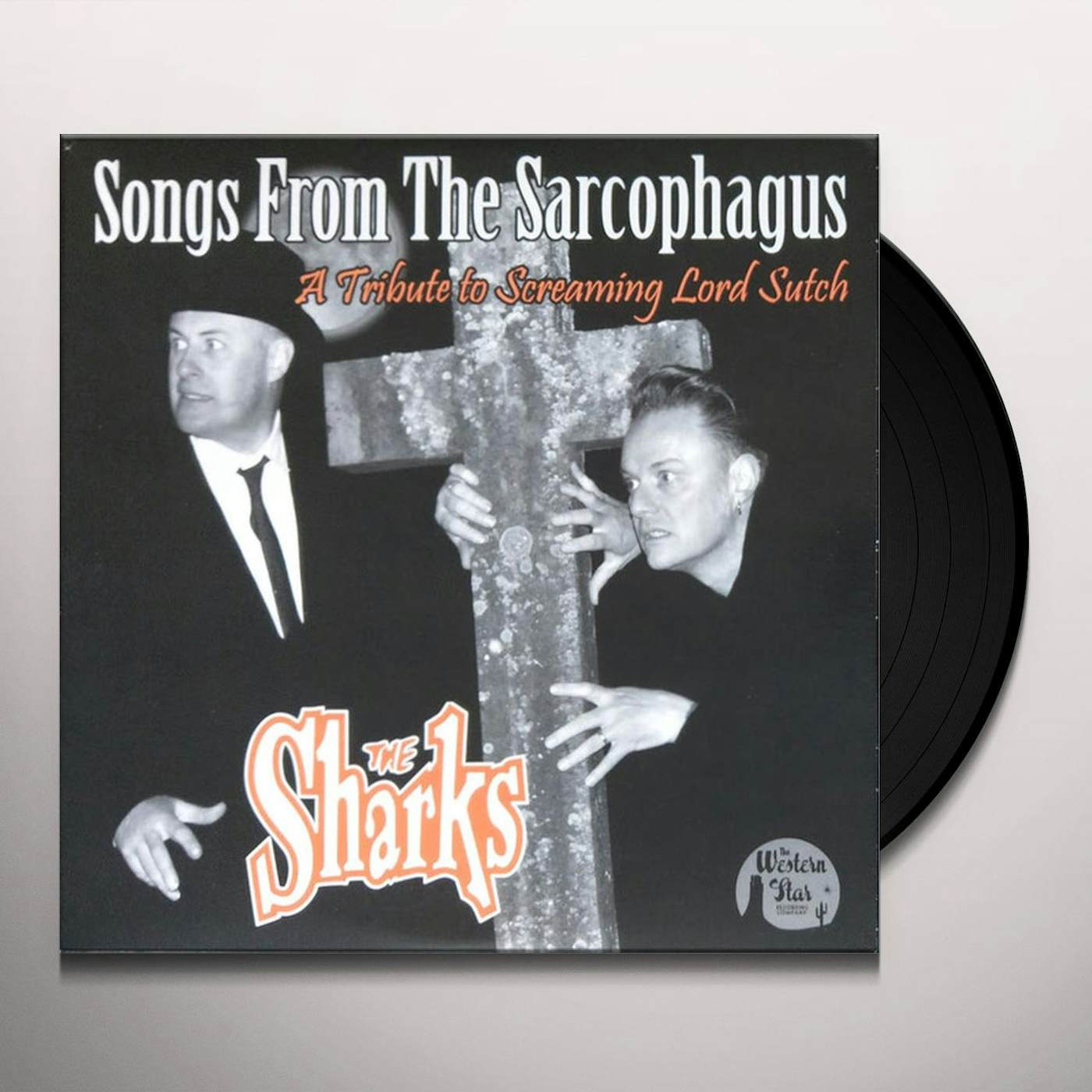 Sharks SONGS FROM THE SARCOPHAGUS Vinyl Record