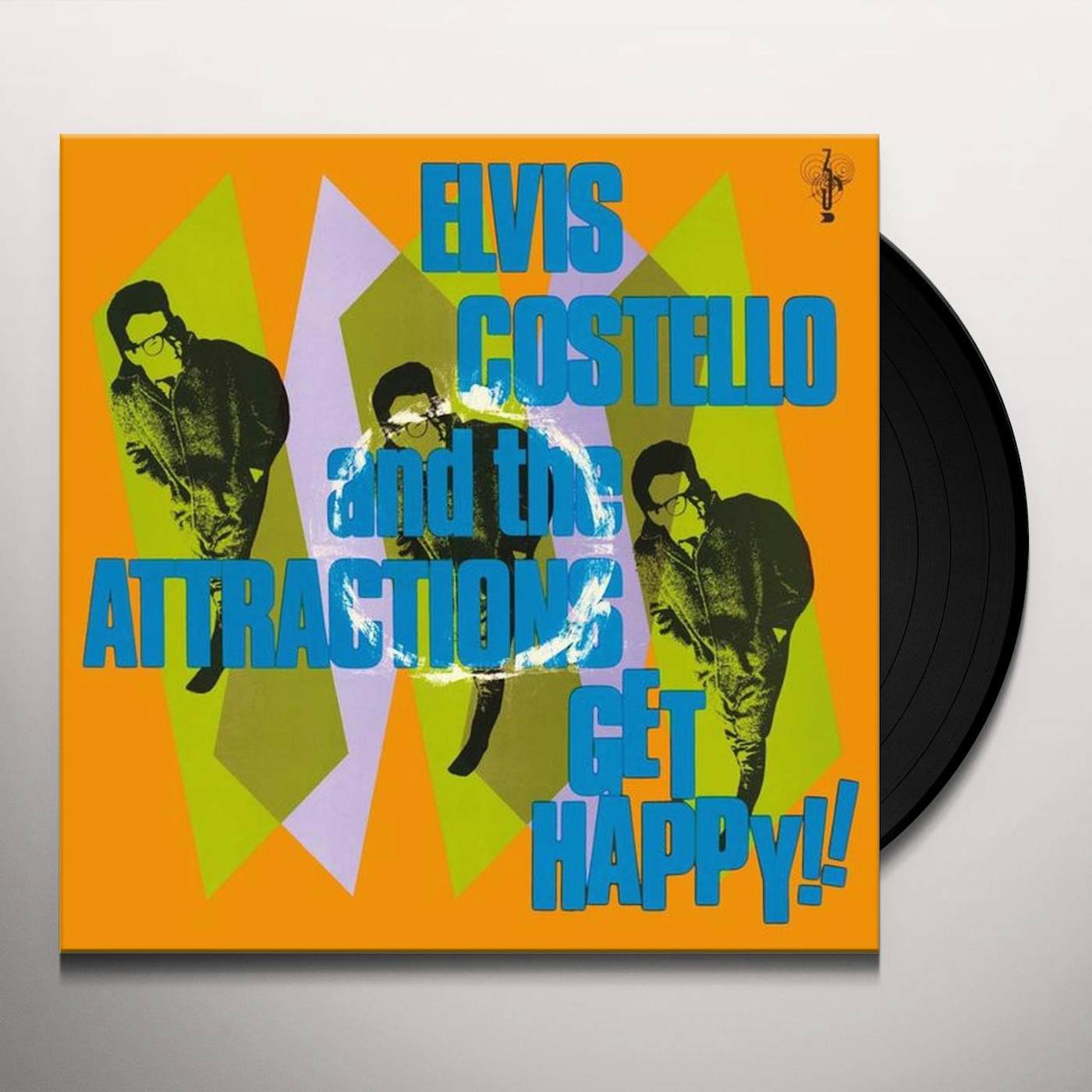 Elvis Costello GET HAPPY Vinyl Record