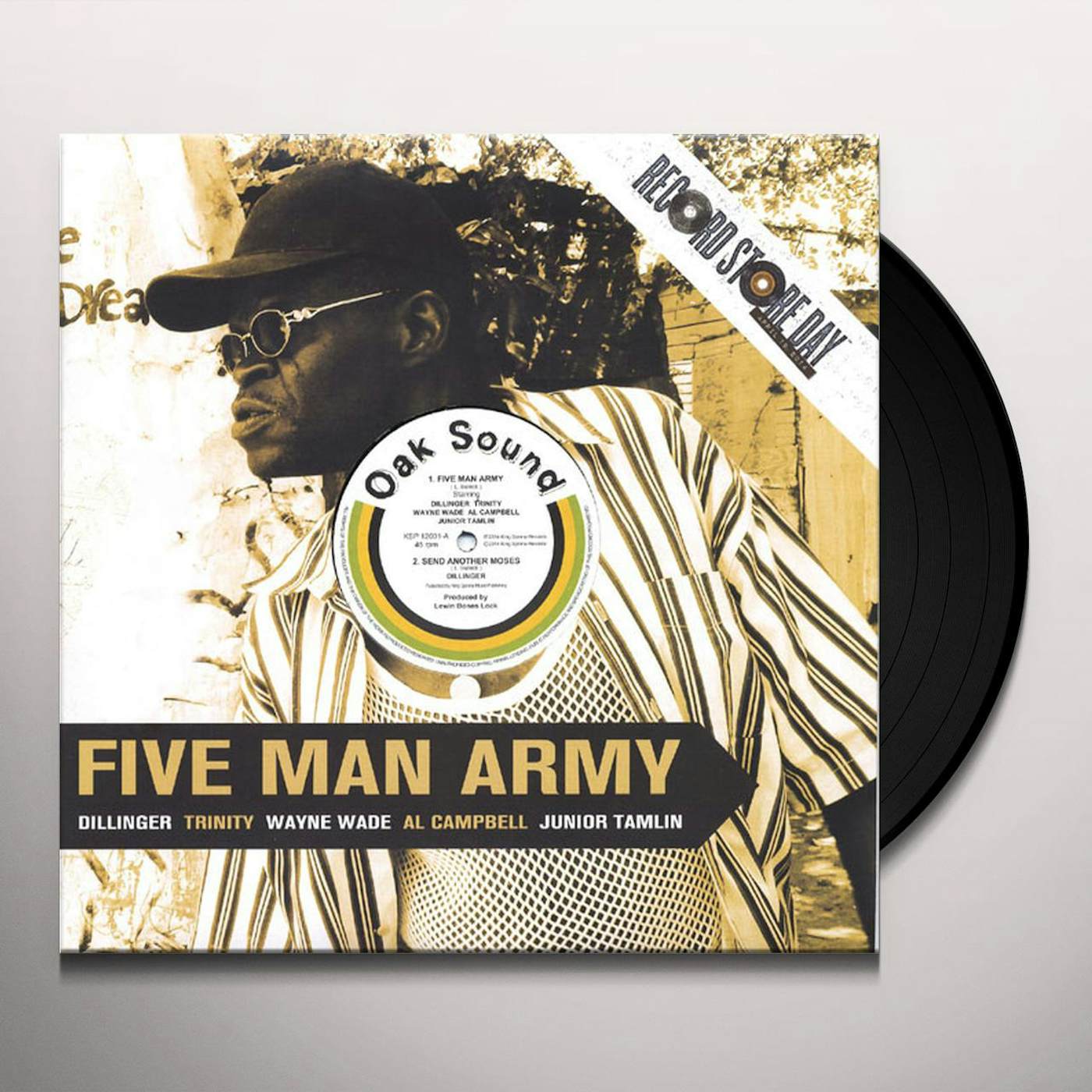 DILLINGER / TRINITY / WAYNE WADE / AL CAMPBELL FIVE MAN ARMY Vinyl Record