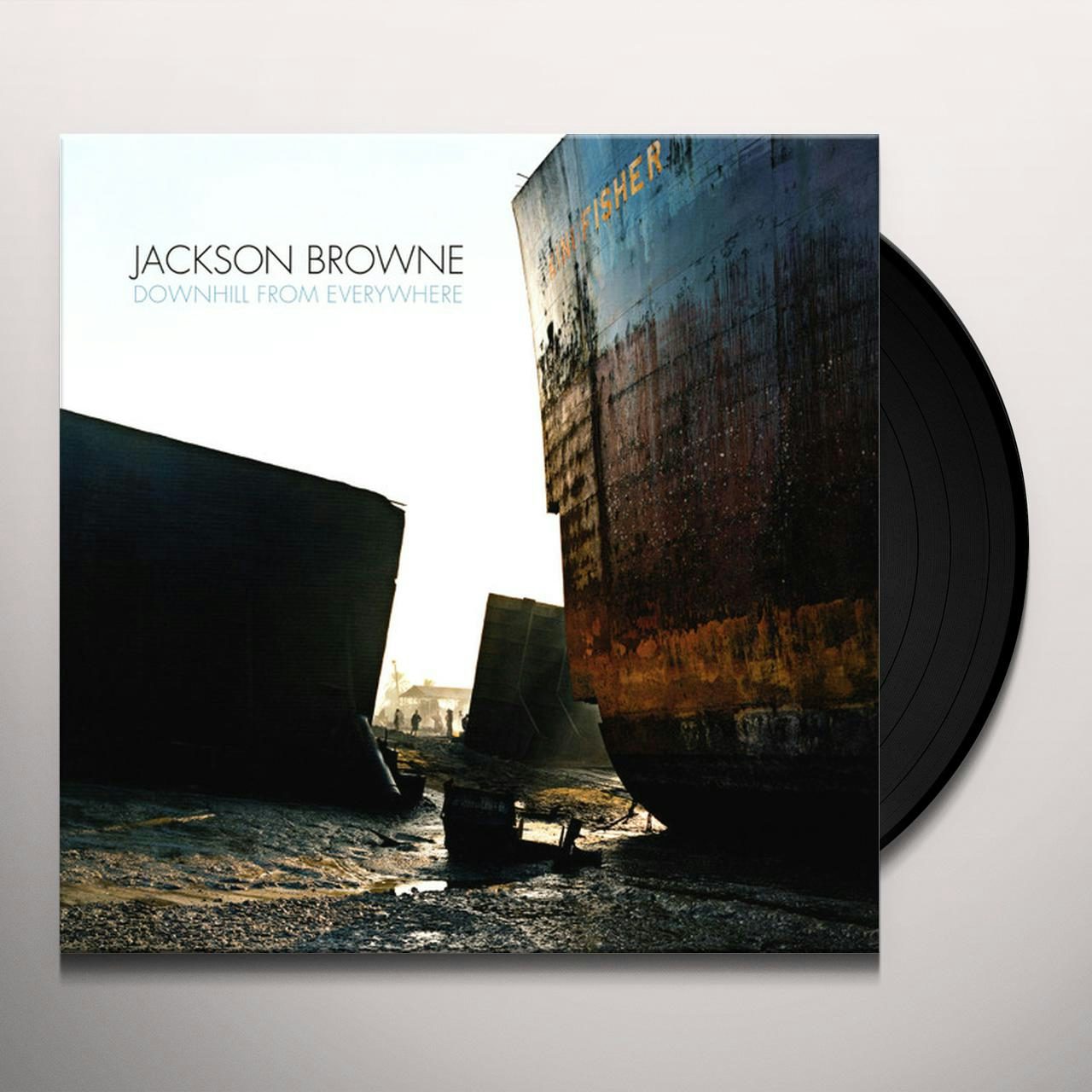 Jackson Browne DOWNHILL FROM EVERYWHERE Vinyl Record