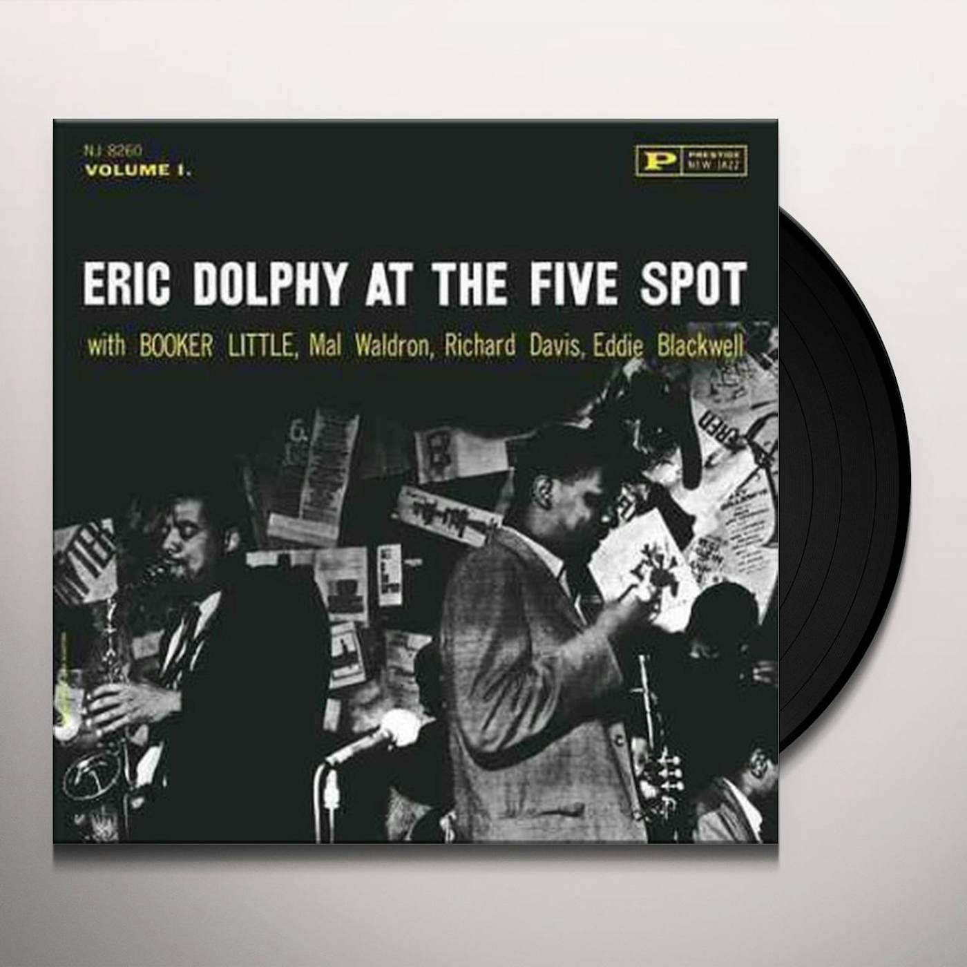 Eric Dolphy AT THE FIVE SPOT 1 Vinyl Record