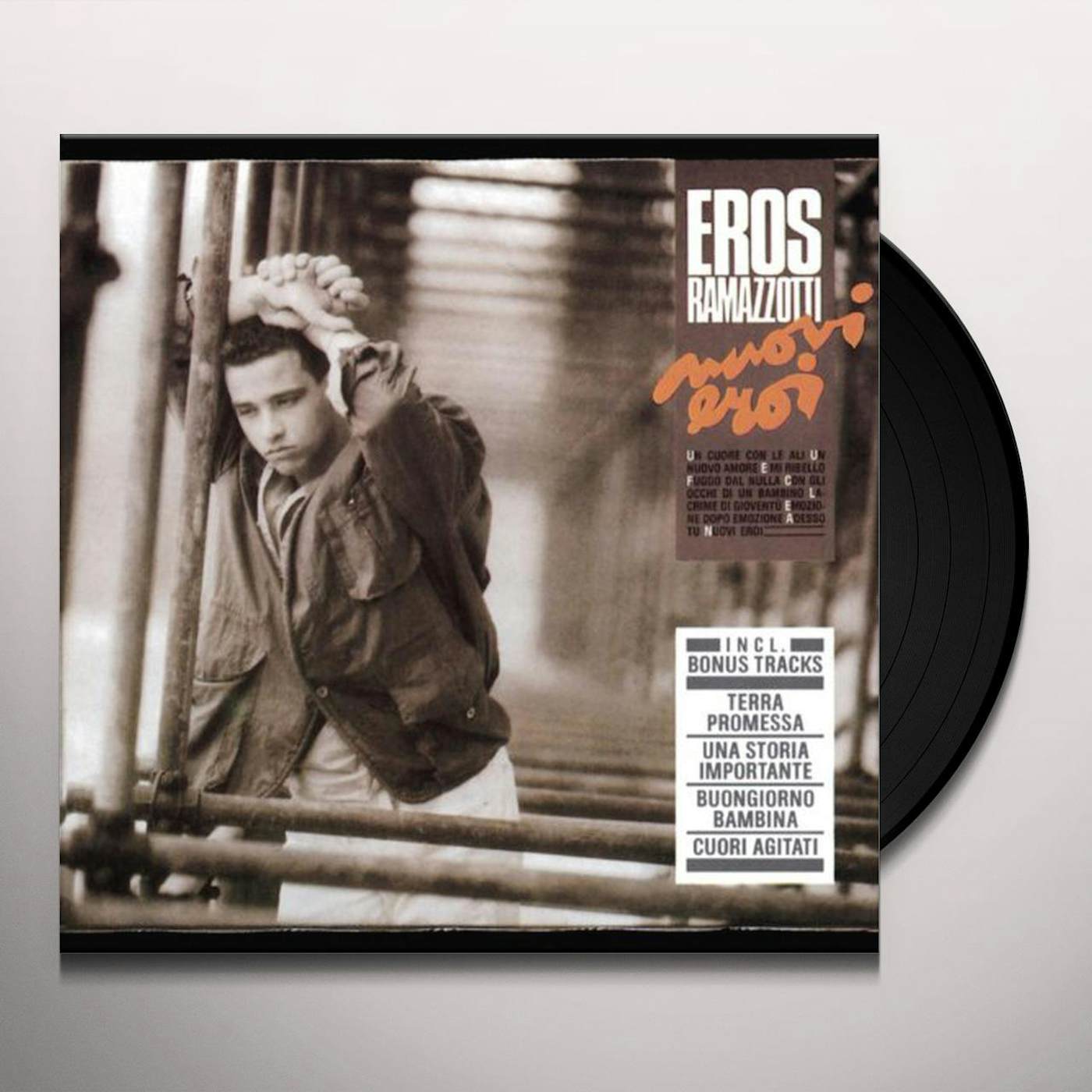 Eros Ramazzotti Nuovi Eroi Vinyl Record