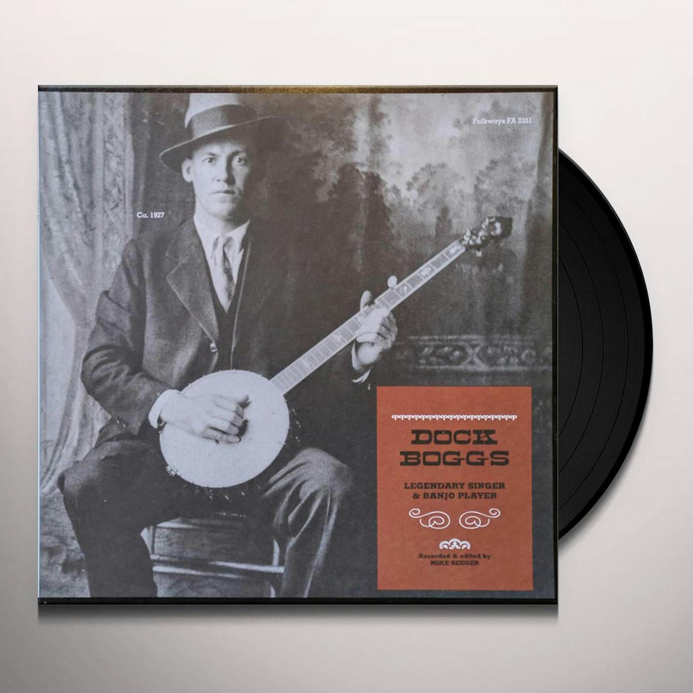 Dock Boggs: Legendary Singer and Banjo Player Vinyl Record