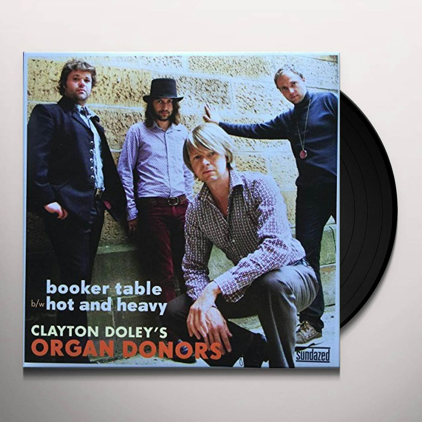 Clayton Doley's Organ Donors Booker Table / Hot & Heavy Vinyl Record