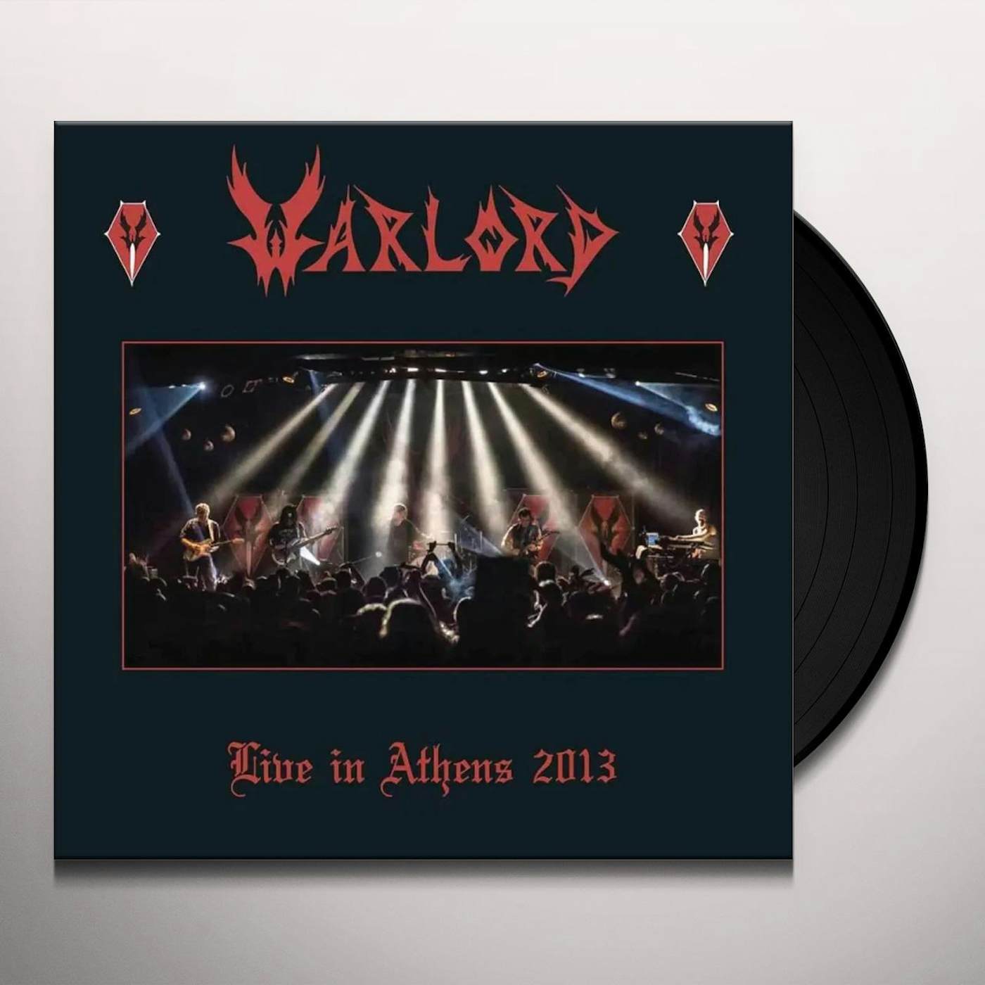 Warlord LIVE IN ATHENS Vinyl Record
