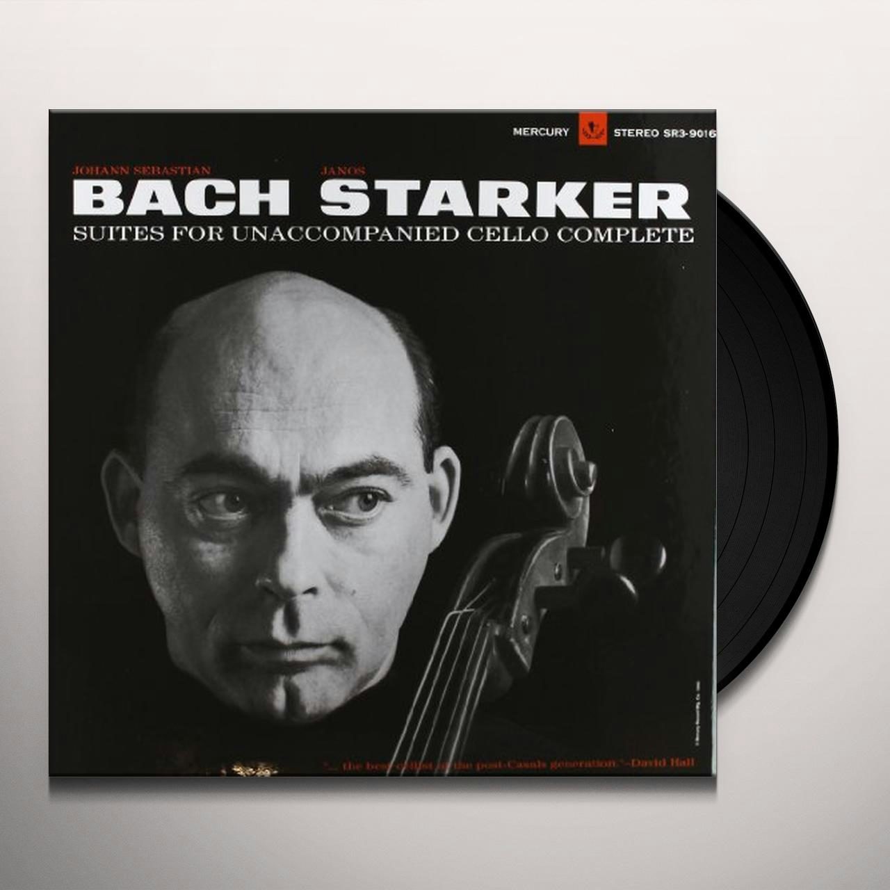 Disque vinyle Bach - 6 Solo Cello Suites (par Starker) - 3LP Vinyles