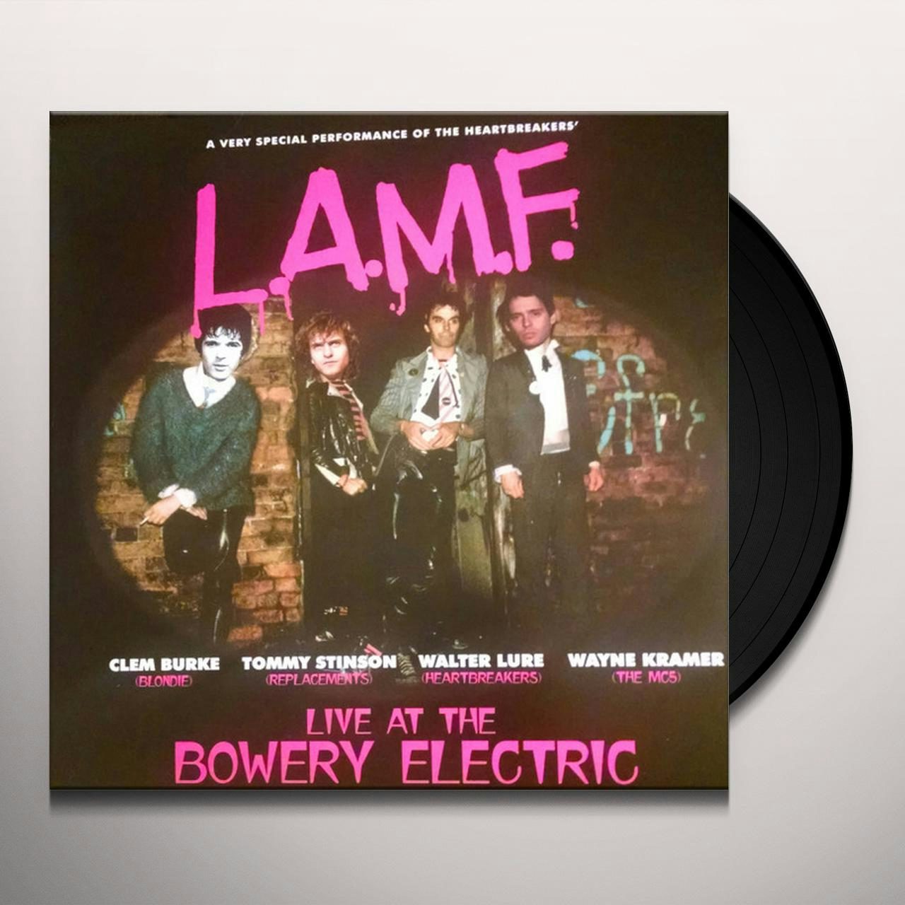 Walter Lure / Clem Burke L.A.M.F. LIVE AT THE BOWERY Vinyl Record  $18.99$16.99