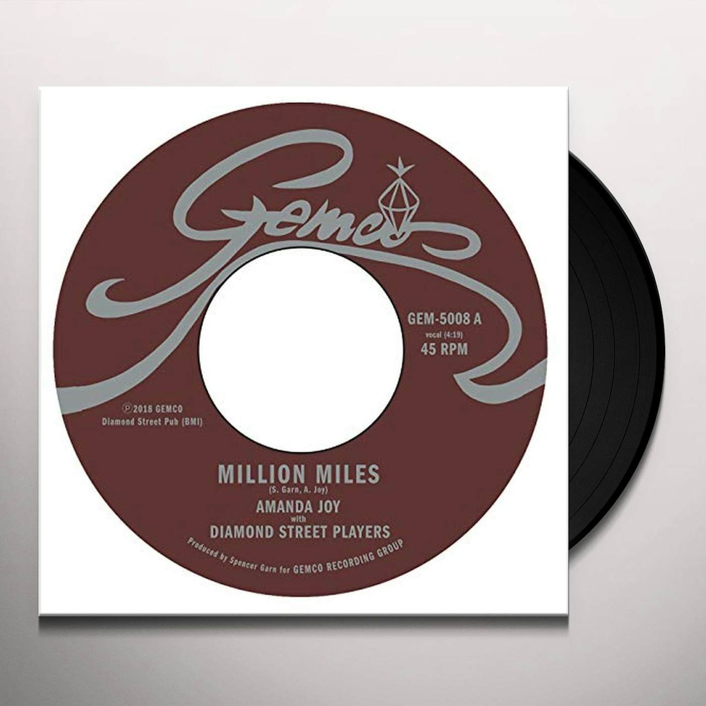 Diamond Street Players MILLION MILES Vinyl Record