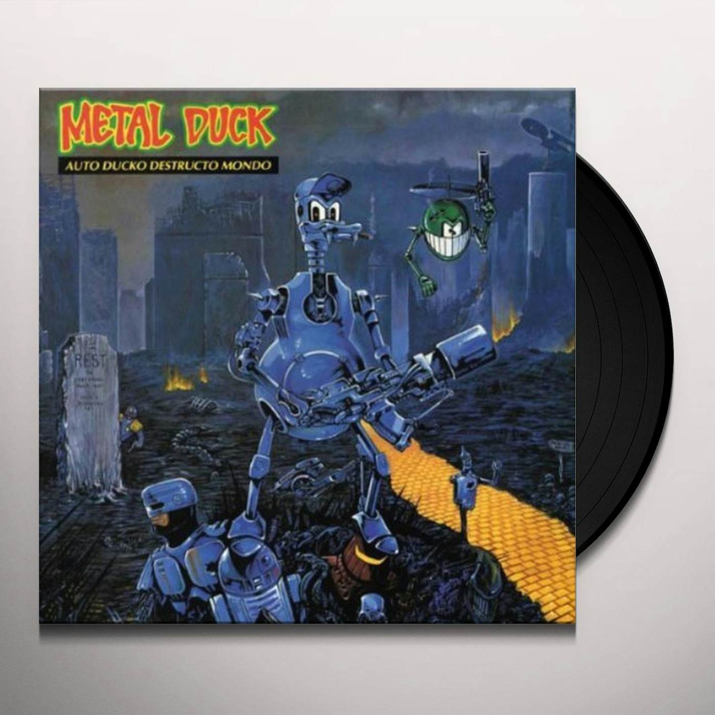 Metal Duck Auto Ducko Destructo Mondo Vinyl Record