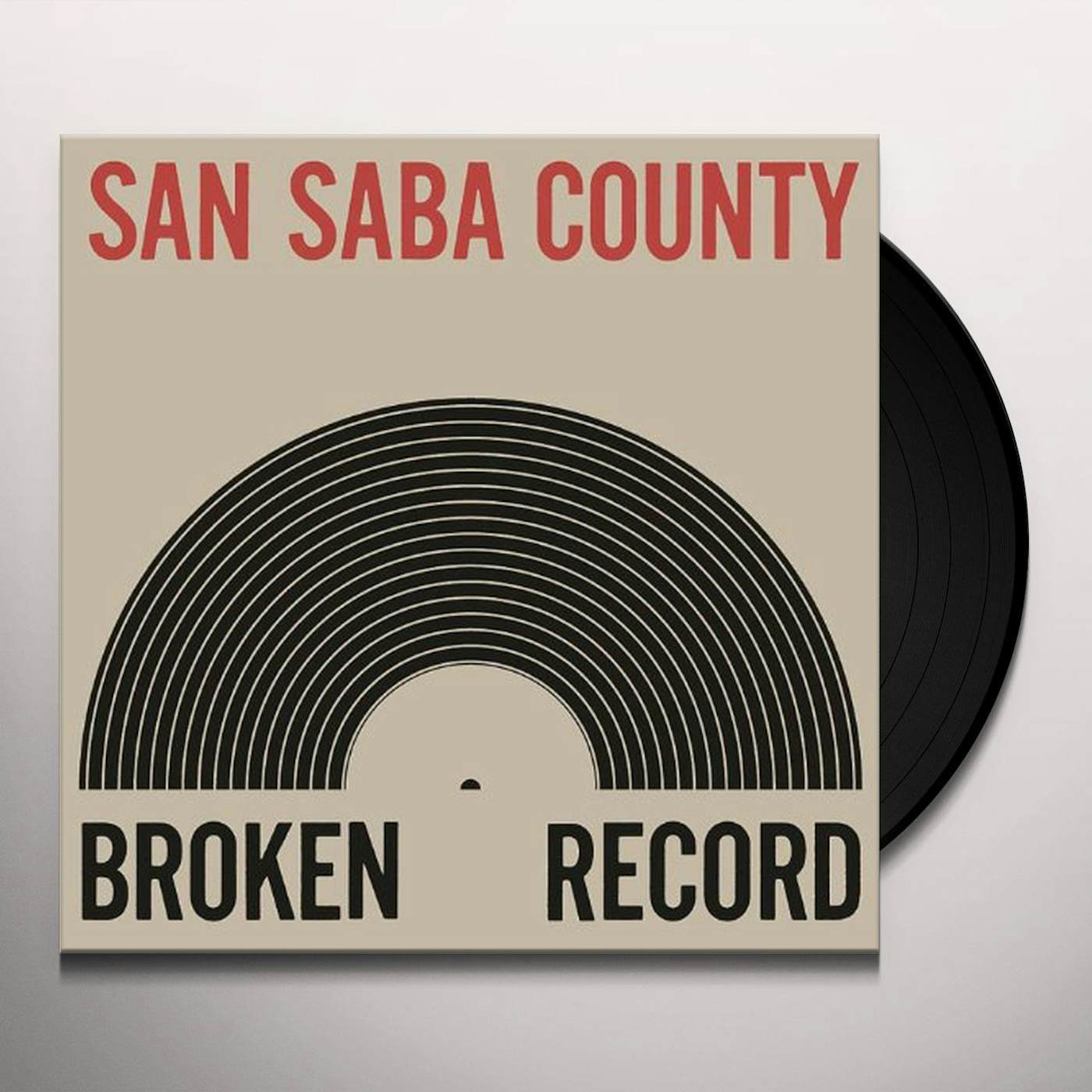 San Saba County Broken Record Vinyl Record