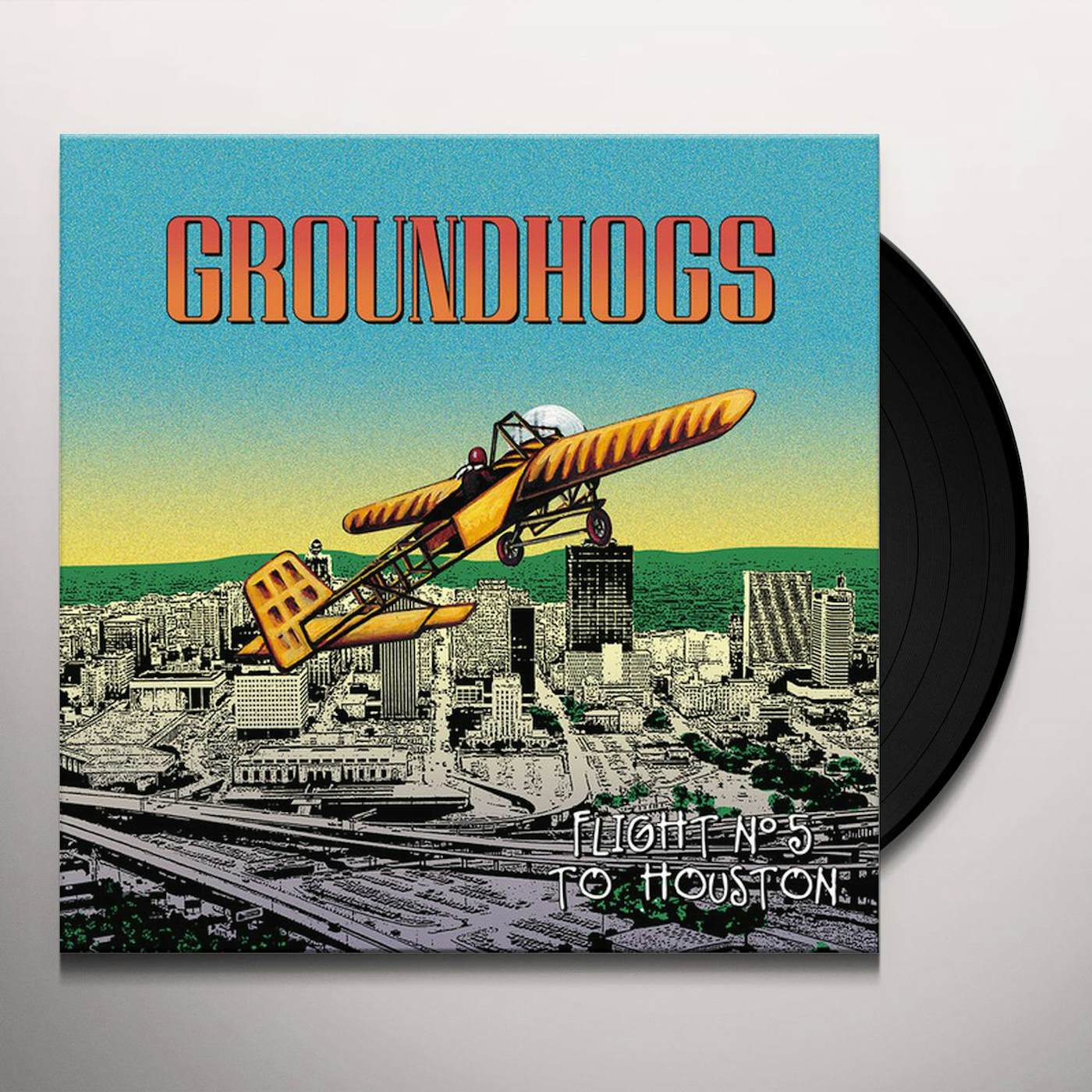 The Groundhogs FLIGHT N5 TO HOUSTON Vinyl Record
