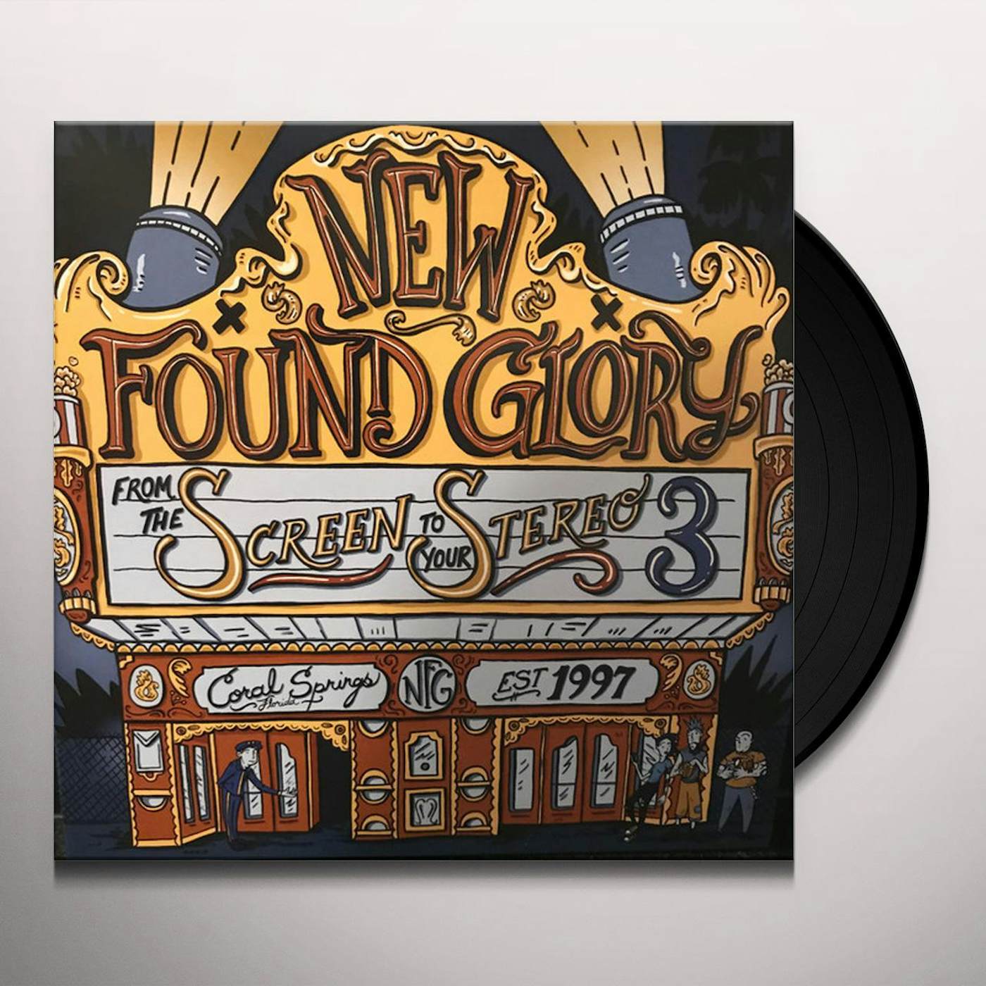 New Found Glory FROM THE SCREEN TO YOUR STEREO 3 Vinyl Record