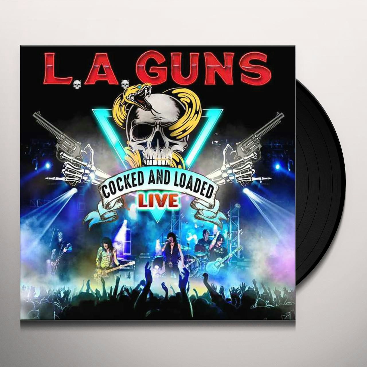 L.A. Guns Cocked & Loaded Live Vinyl Record