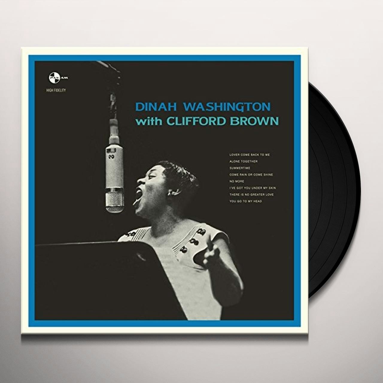 Dinah Washington WITH CLIFFORD BROWN Vinyl Record