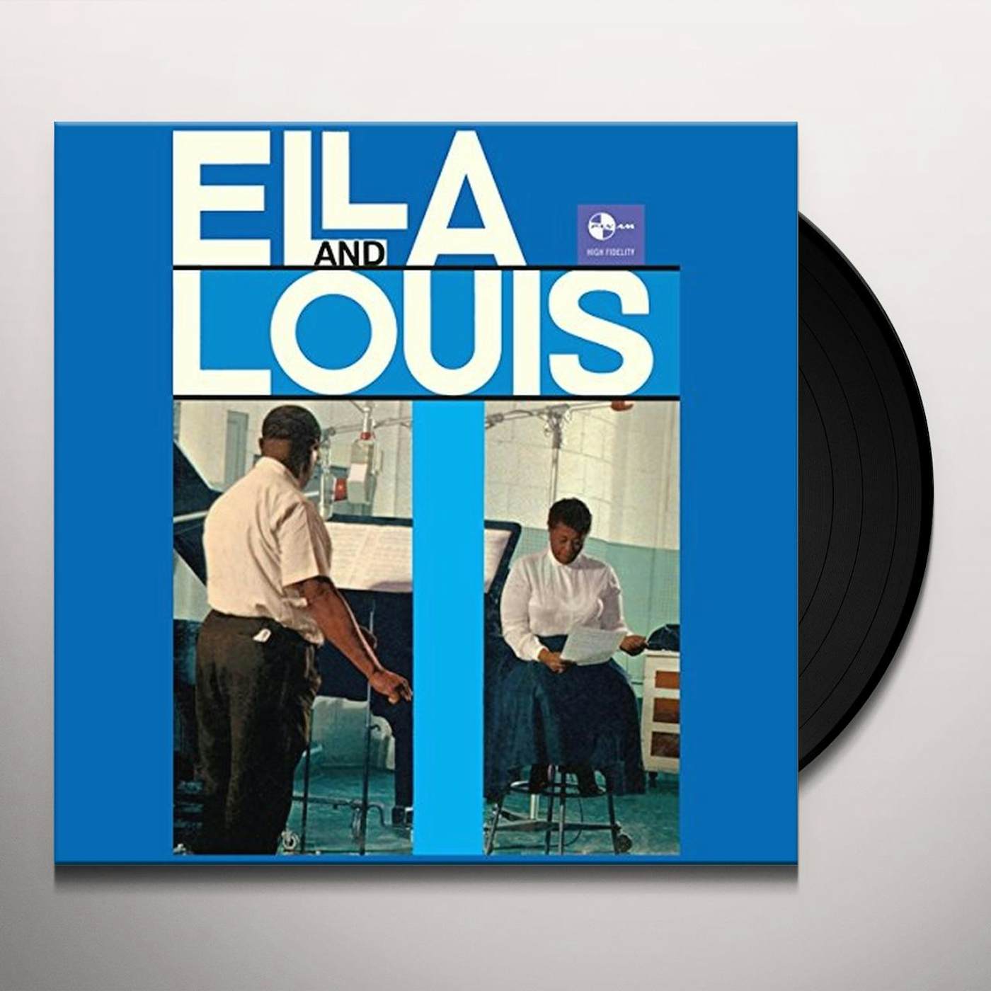 Ella Fitzgerald ROUND MIDNIGHT / SONGS FOR LOVER Vinyl Record