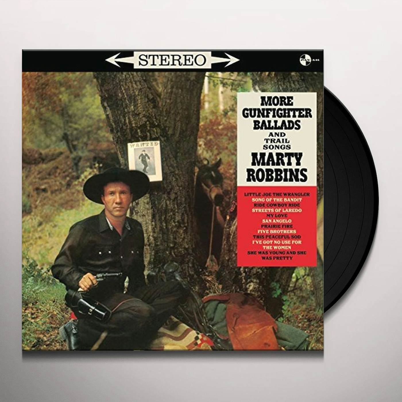 Marty Robbins MORE GUNFIGHTER BALLADS AND TRAIL SONGS + 4 BONUS Vinyl Record