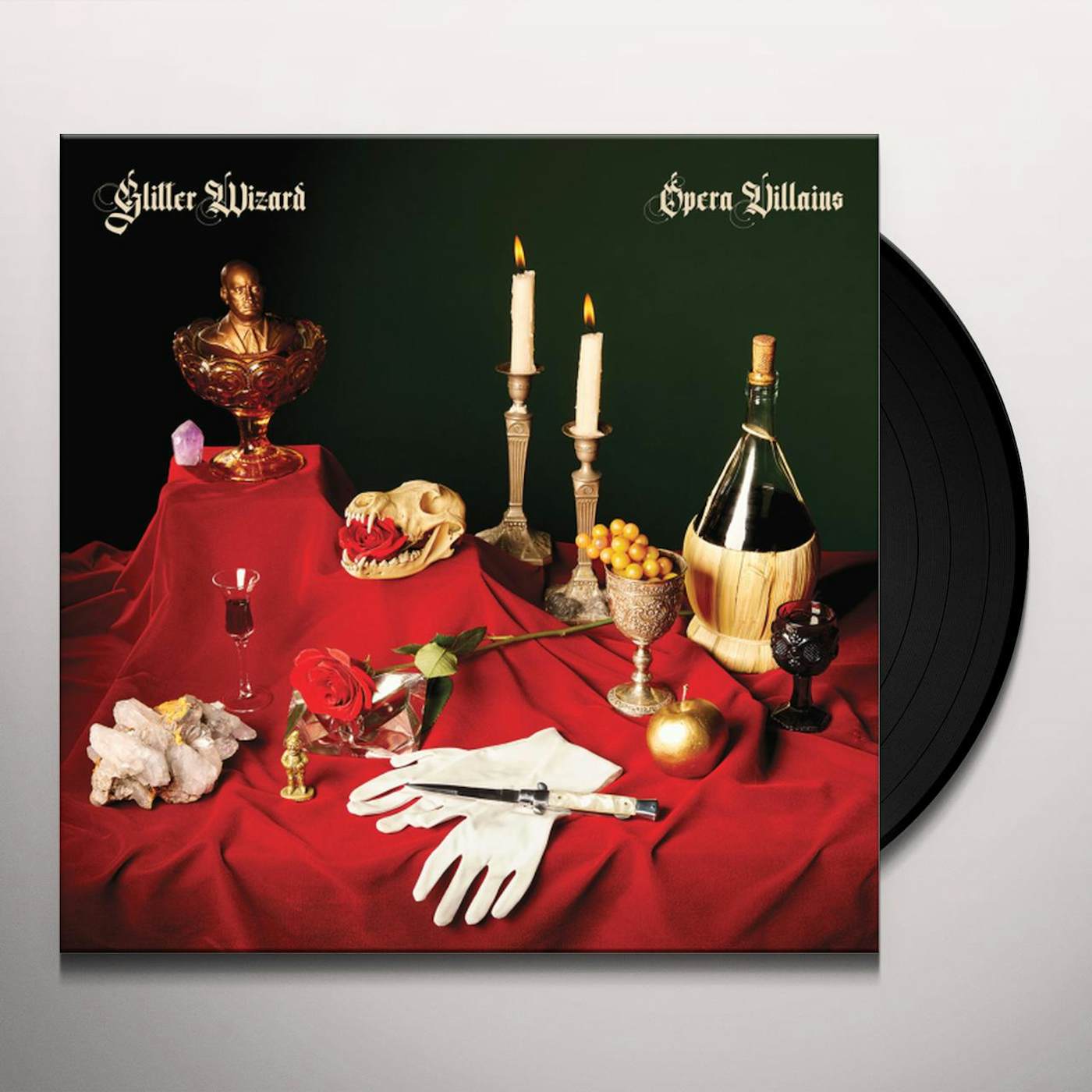 Glitter Wizard OPERA VILLAINS (PINK VINYL) Vinyl Record