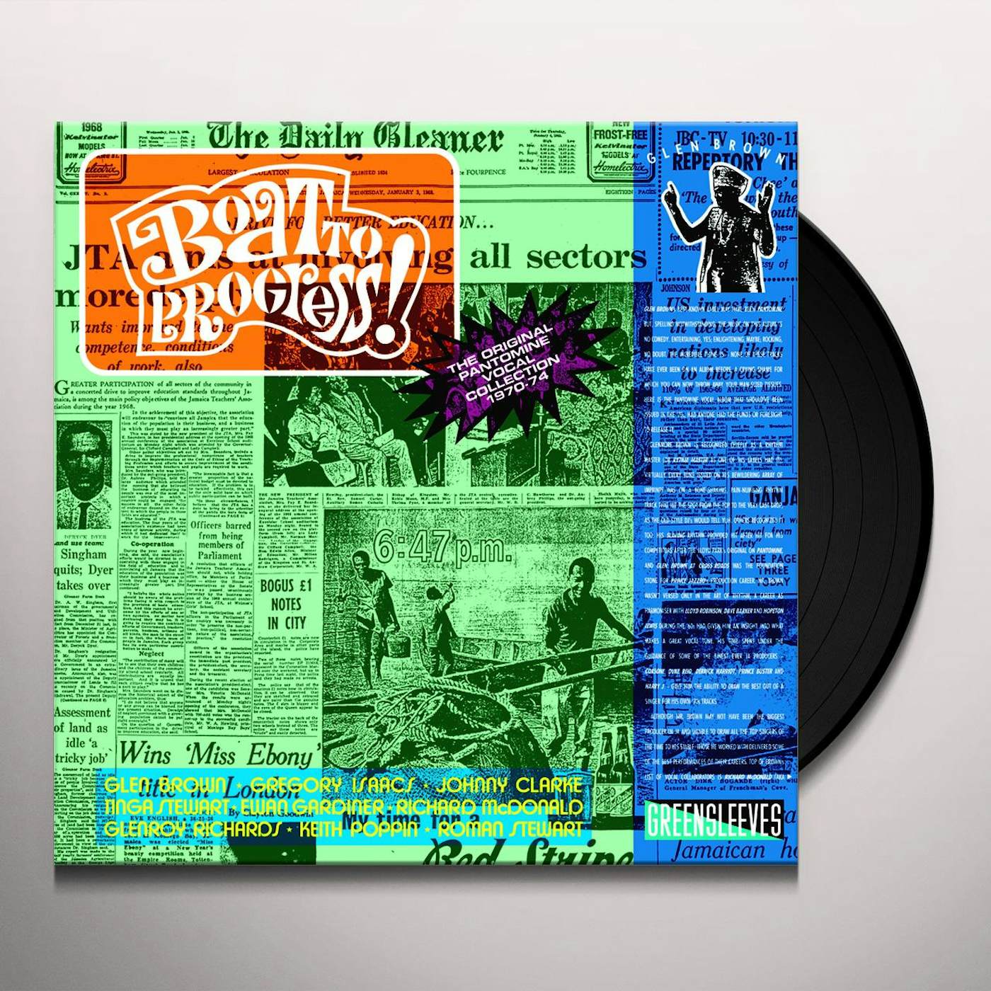 Glen Brown BOAT TO PROGRESS Vinyl Record - UK Release