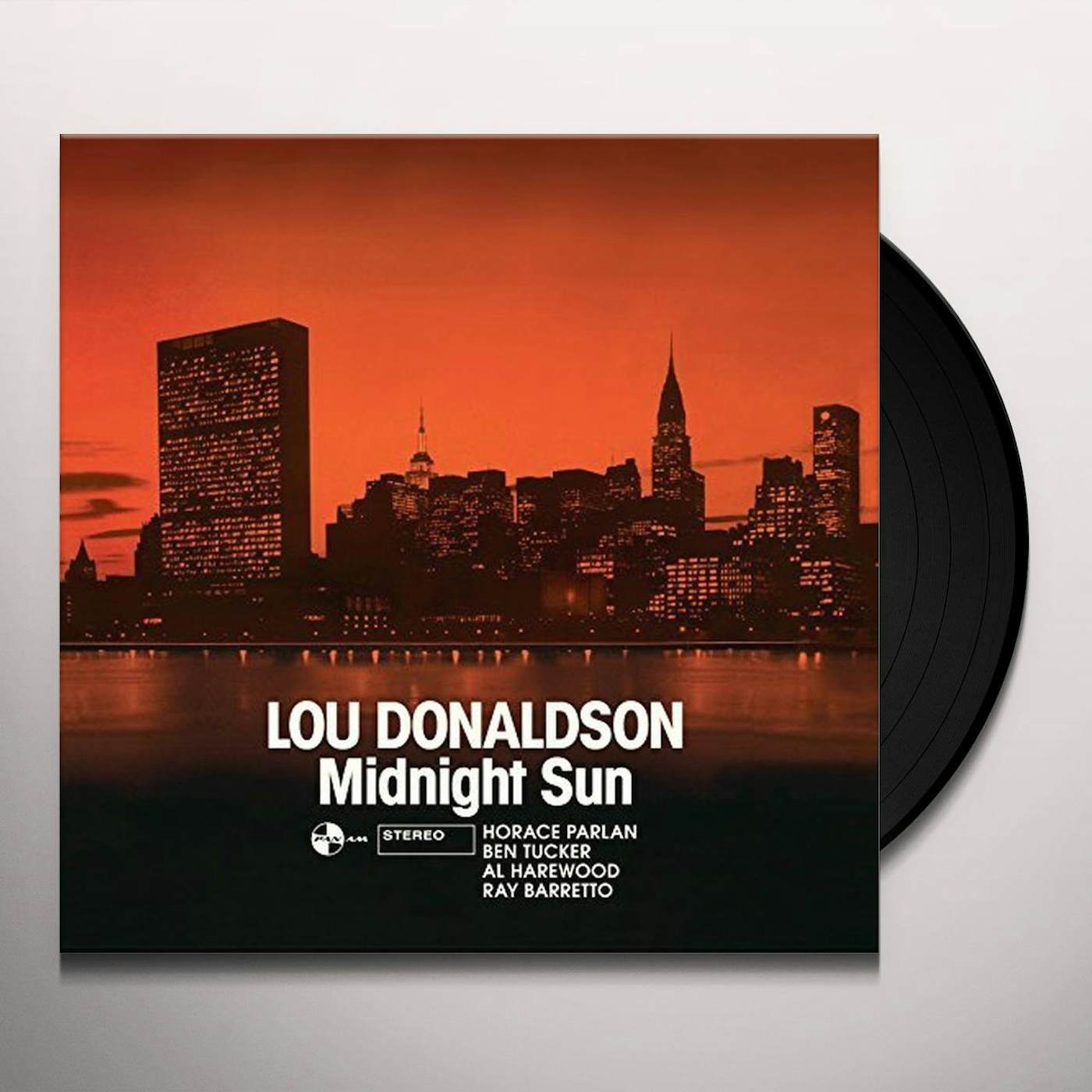 Lou Donaldson MIDNIGHT SUN + 1 BONUS TRACK Vinyl Record