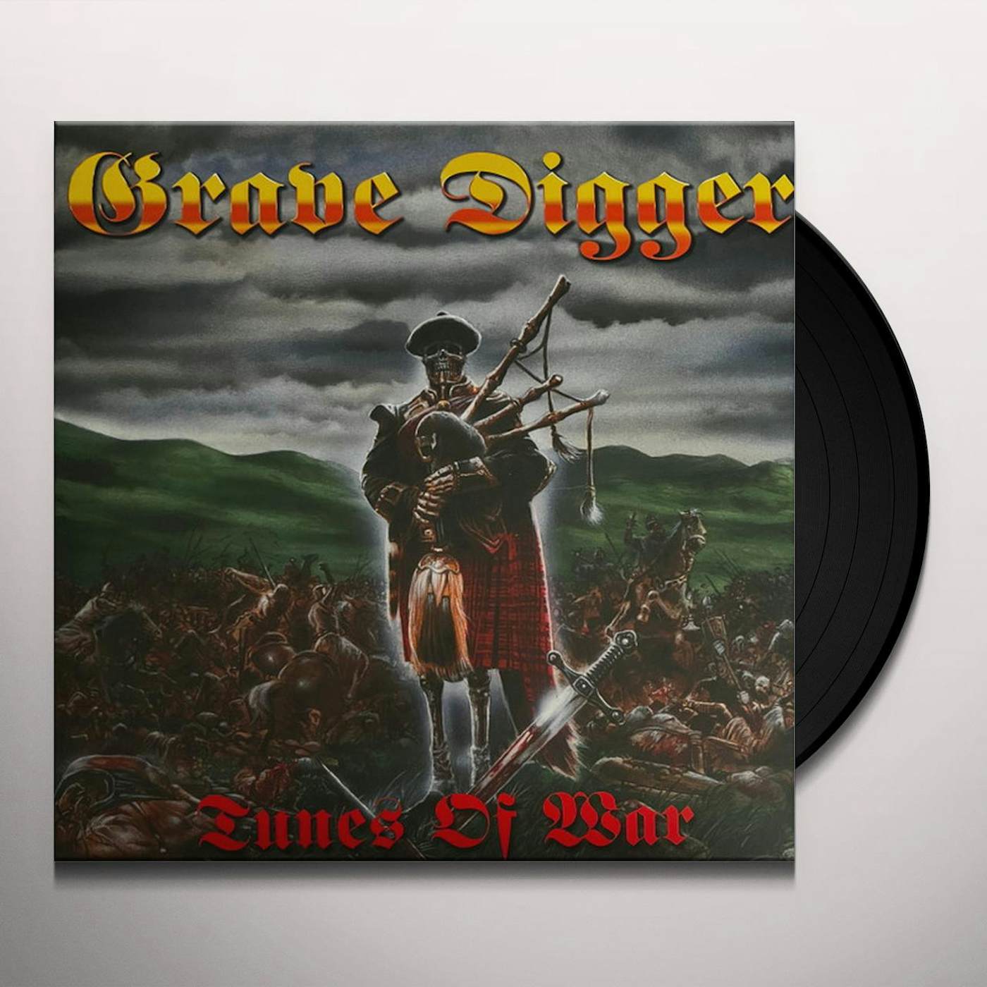 Grave Digger TUNES OF WAR (FLAMING COLORED VINYL/2LP) Vinyl Record