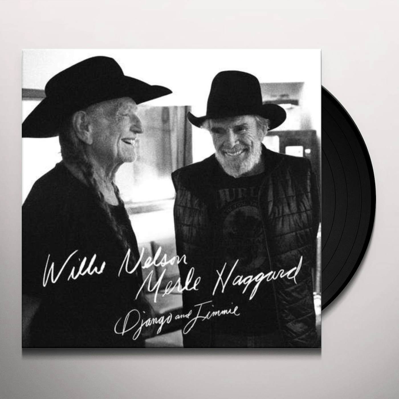Willie Nelson & Merle Haggard DJANGO & JIMMIE (180G/2LP/BLACK & SILVER MARBLED VINYL) Vinyl Record