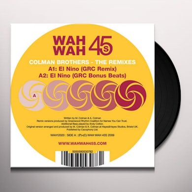 Colman Brothers REMIXES Vinyl Record