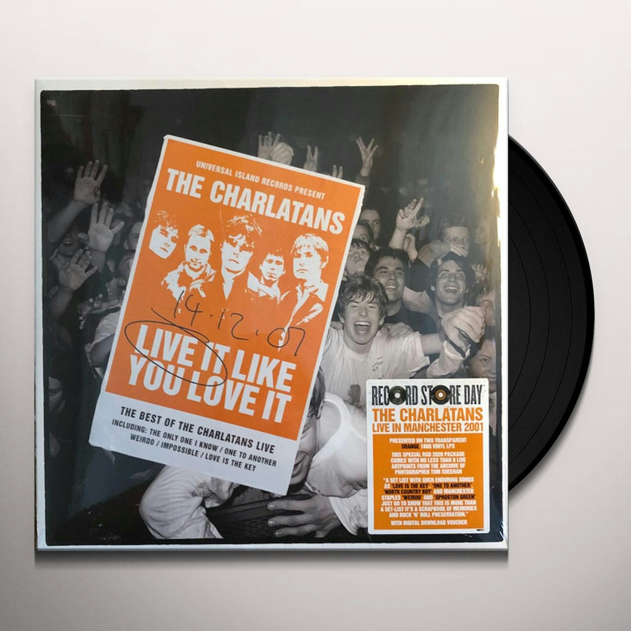 The Charlatans Live It Like You Love It Vinyl Record