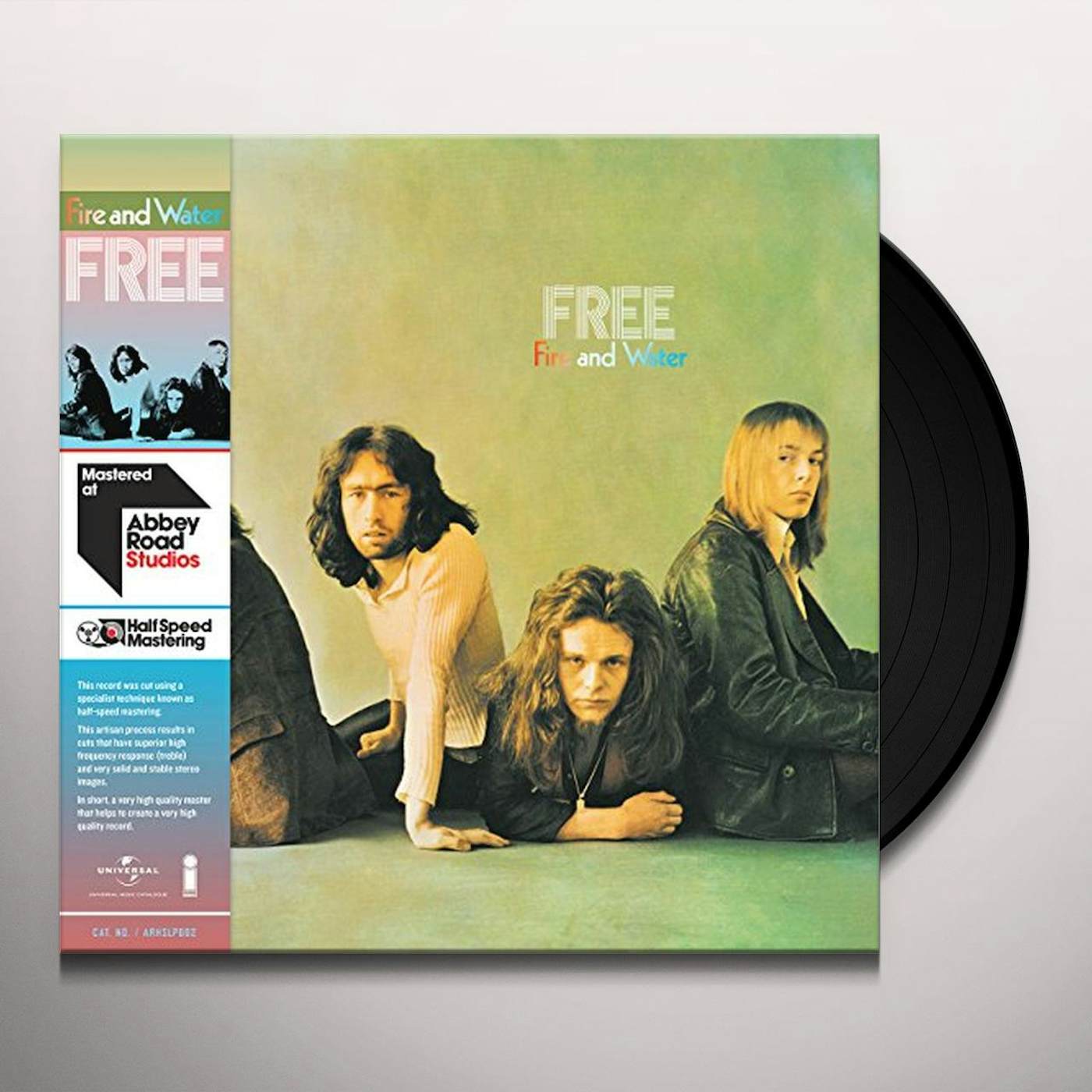 Free FIRE & WATER - HALF SPEED Vinyl Record