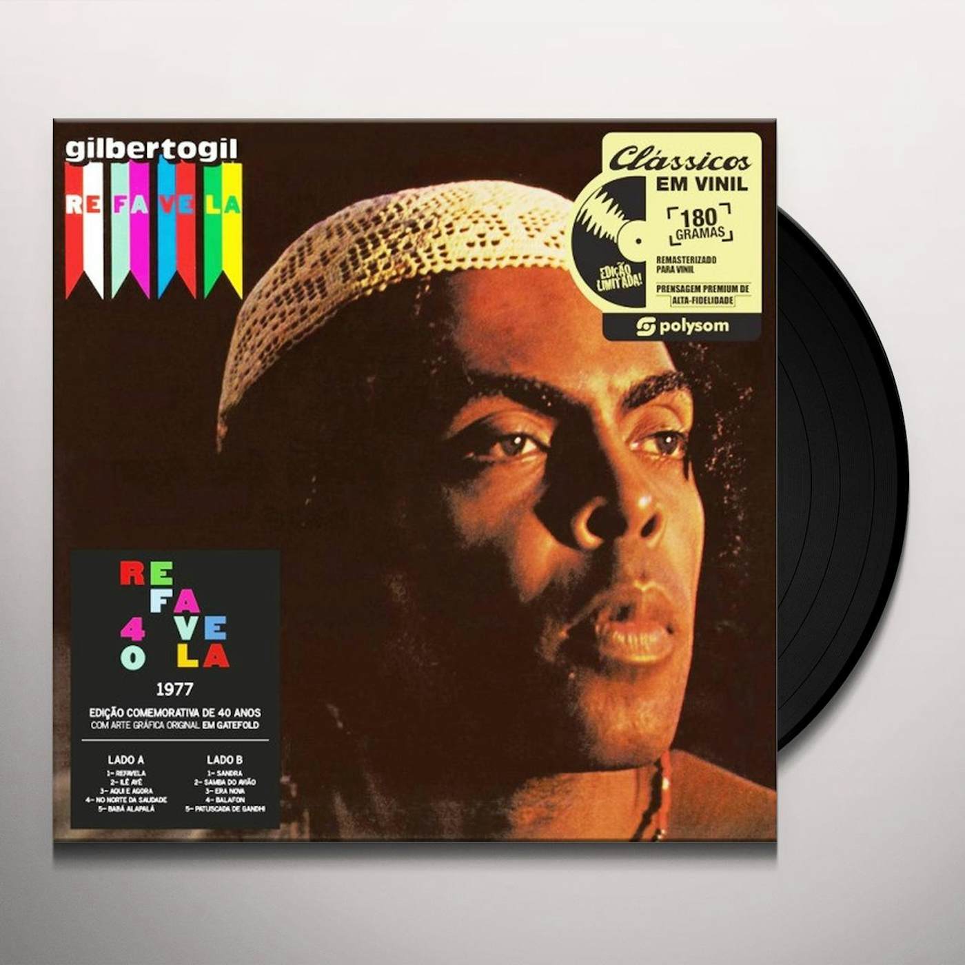 Gilberto Gil Refavela Vinyl Record