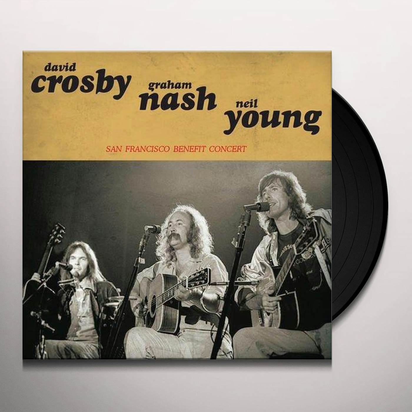 Crosby, Stills, Nash & Young SAN FRANCISCO BENEFIT CONCERT Vinyl Record