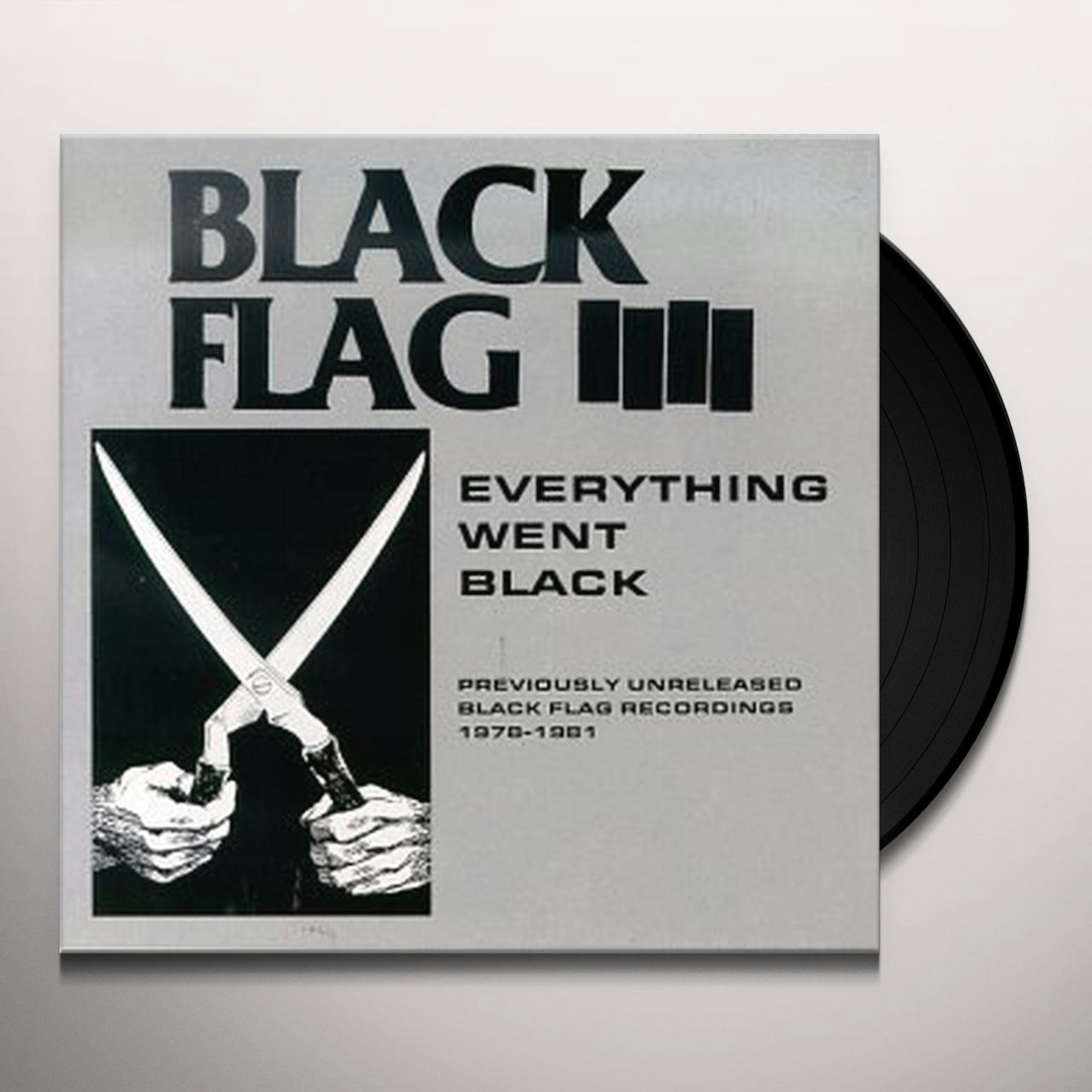 Black Flag EVERYTHING WENT BLACK Vinyl Record