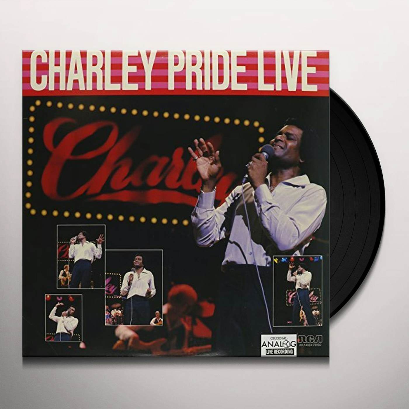 Charley Pride Live Vinyl Record