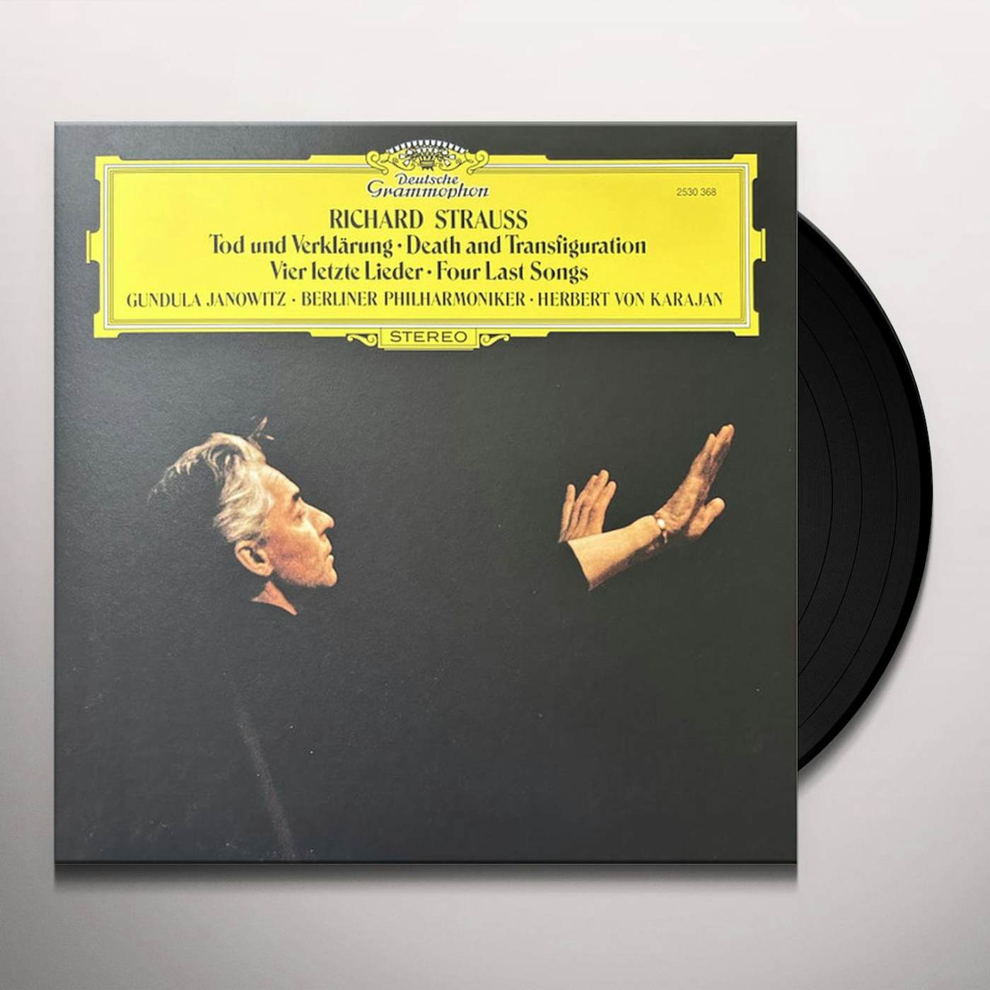RICHARD STRAUSS: TOD UND VERKARUNG/VIER LETZTE LIEDER Vinyl Record
